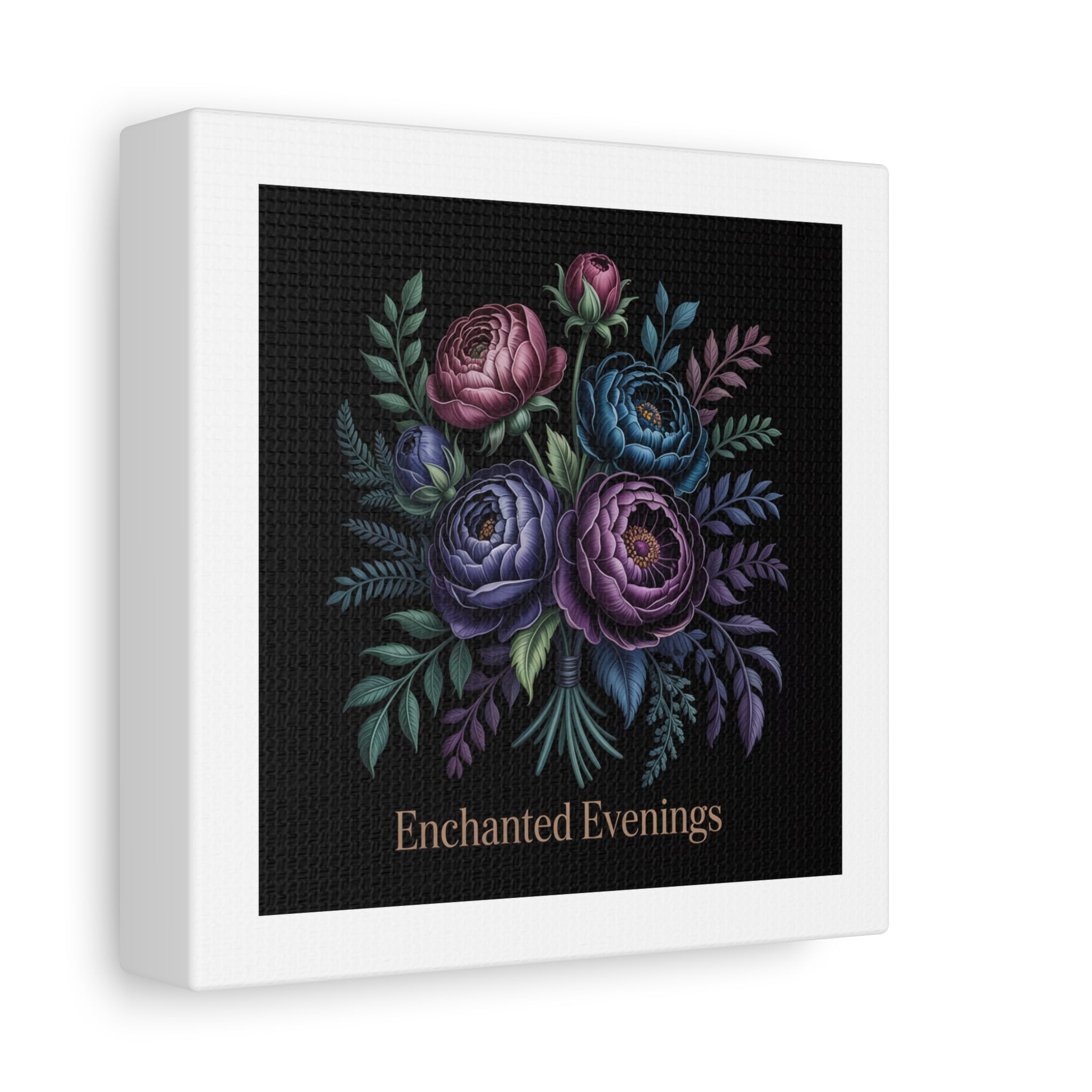 Moody Rose Bouquet Canvas | Matte Stretched Wall Art