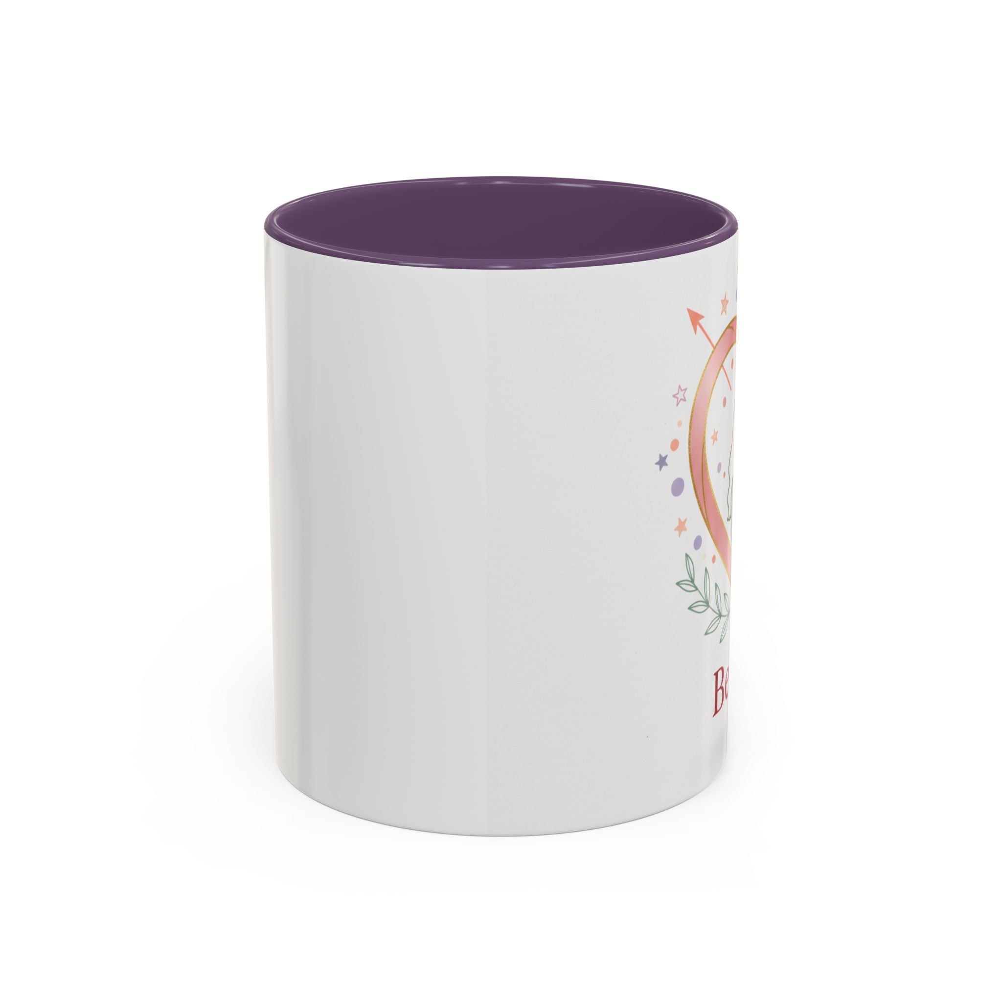 Be Mine Heart Couple Accent Coffee Mug — Romantic Valentine’s Gift (11/15oz)