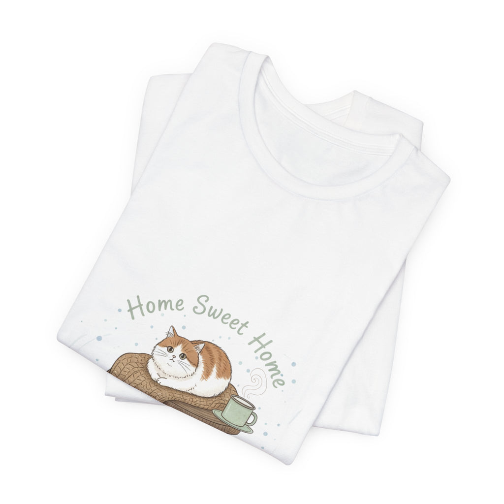 Home Sweet Homebody Tee | cozy winter shirt, book lover design