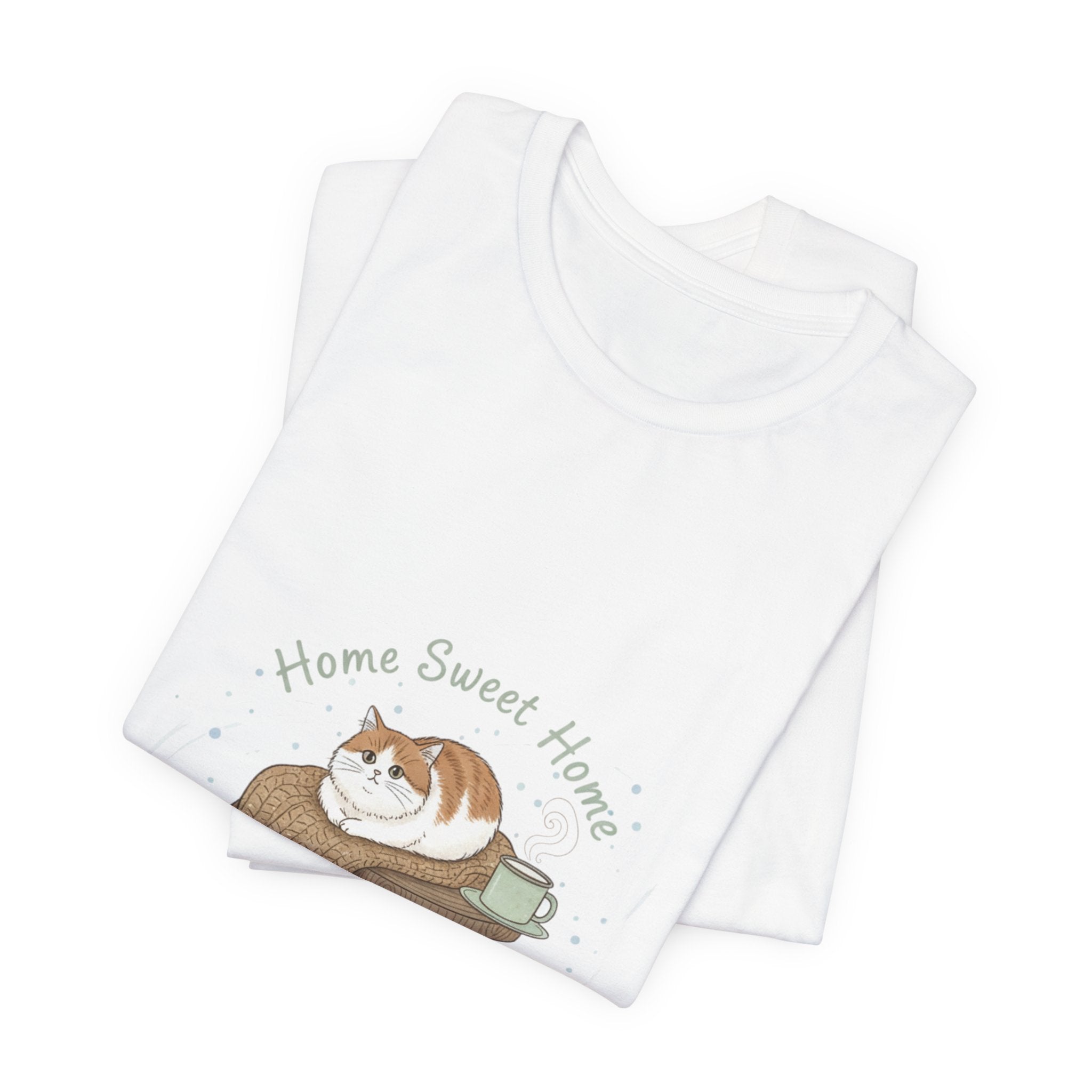 Home Sweet Homebody Tee | cozy winter shirt, book lover design