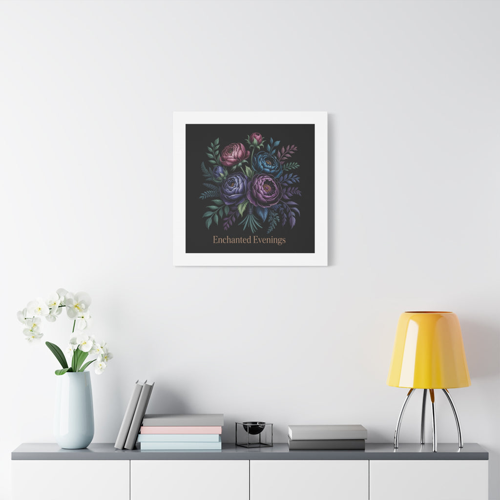 Moody Rose Bouquet Canvas | Matte Stretched Wall Art