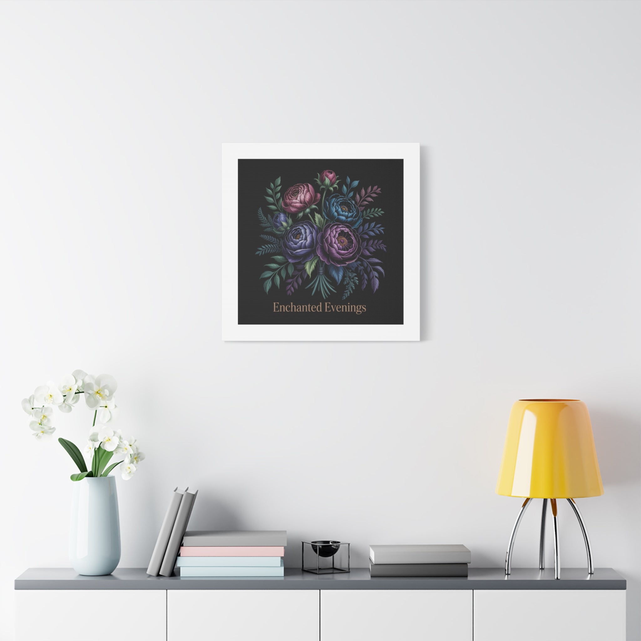Moody Rose Bouquet Canvas | Matte Stretched Wall Art