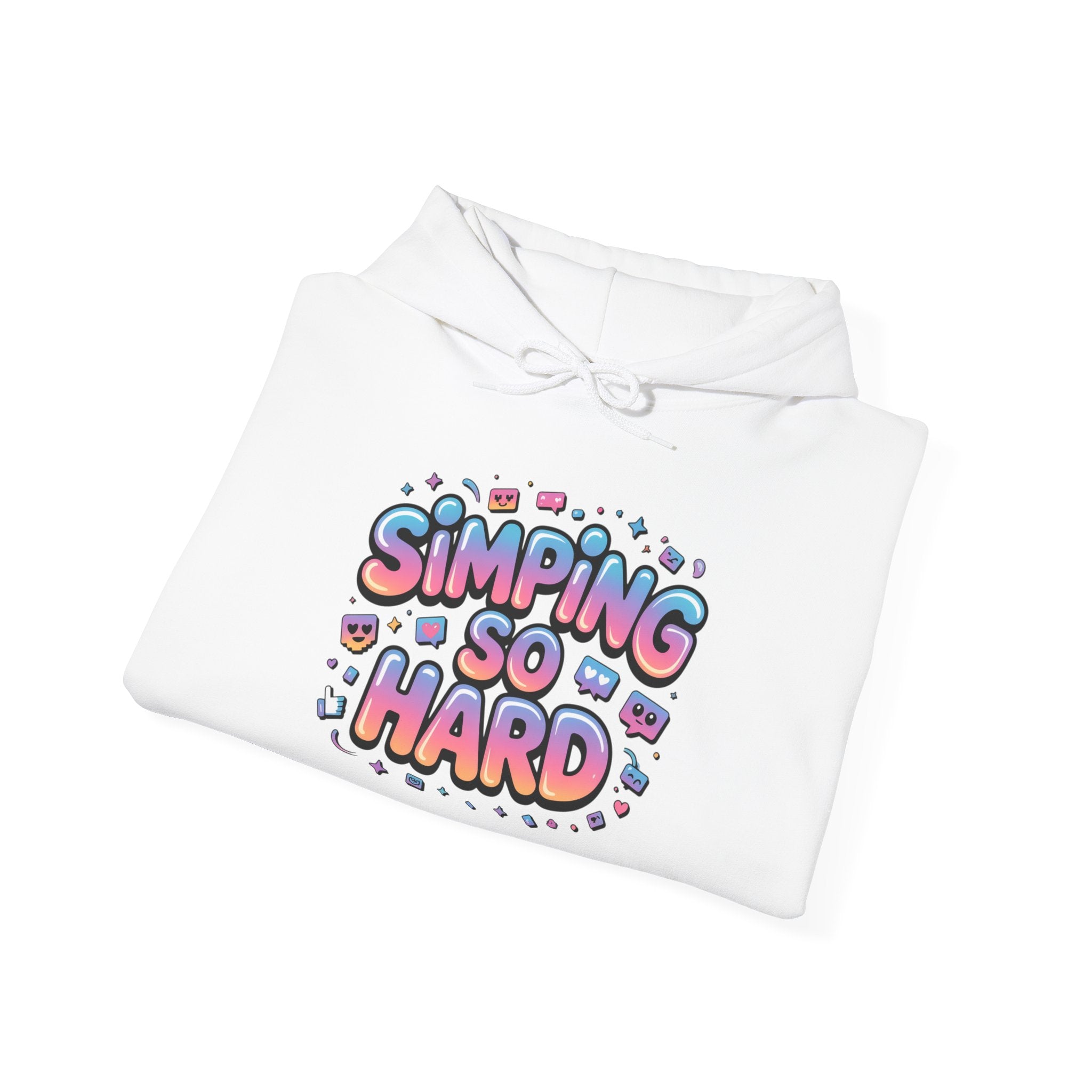 Simping So Hard Hoodie | Gen-Z Slang, Internet Lingo