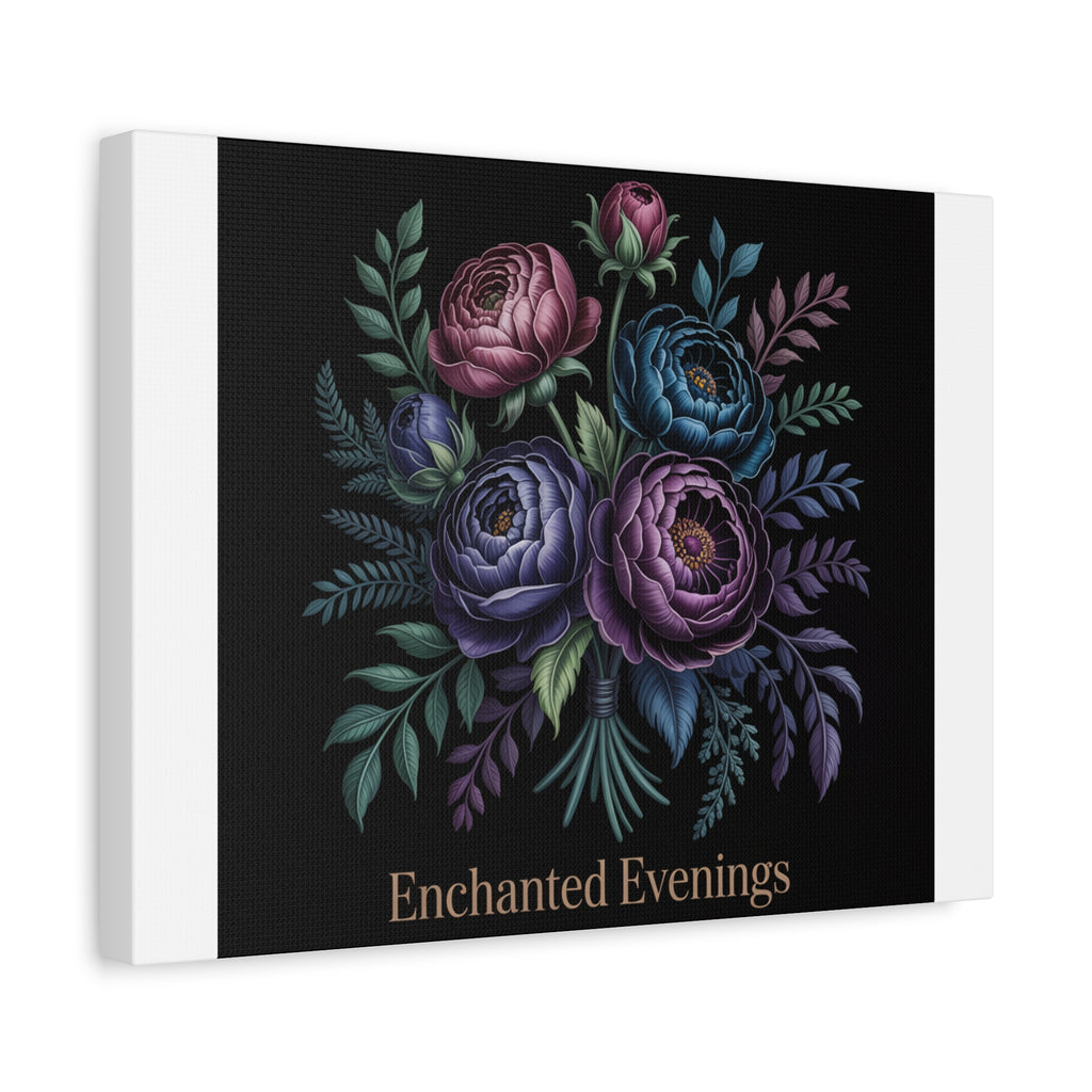 Moody Rose Bouquet Canvas | Matte Stretched Wall Art