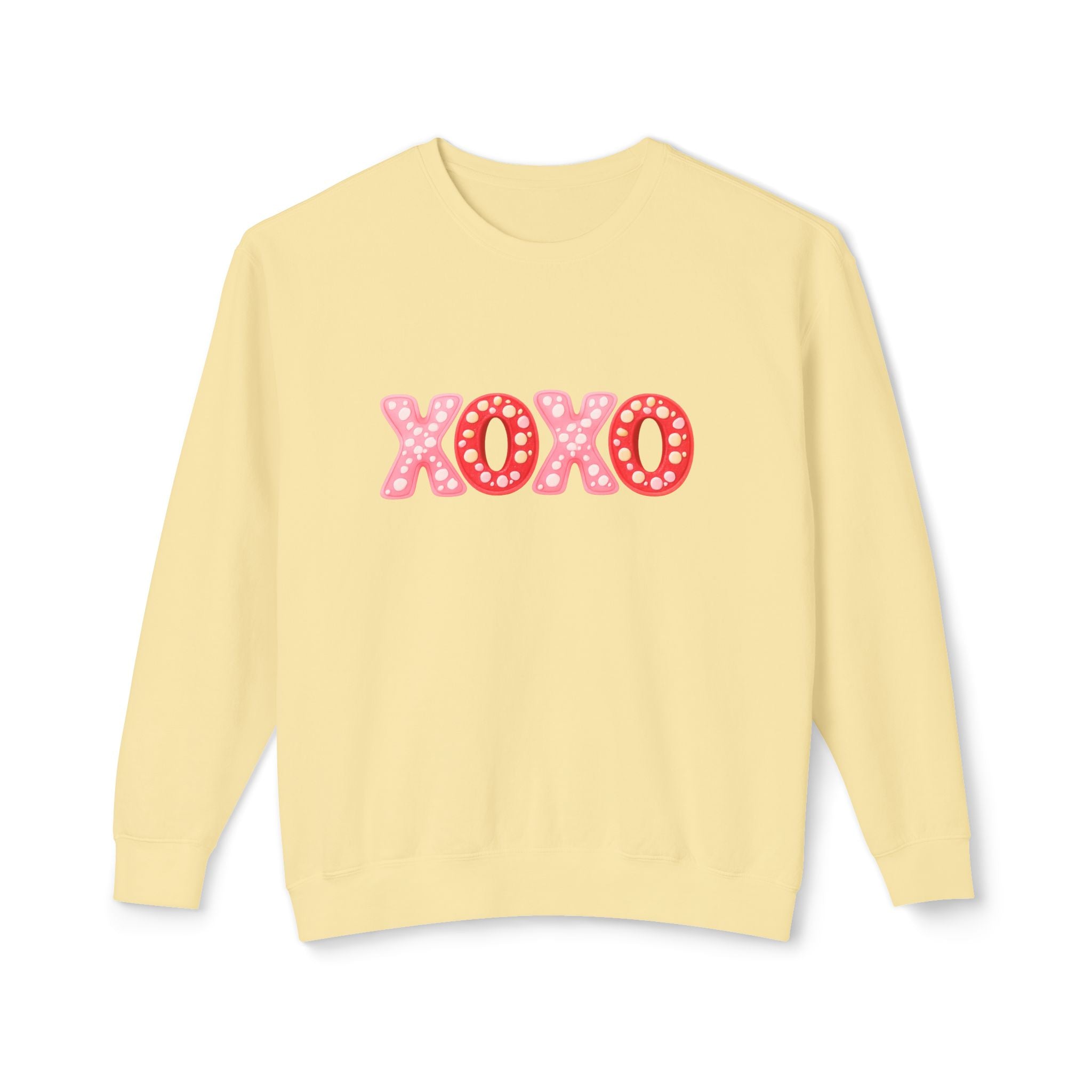 XOXO Heart Dots Crewneck Sweatshirt