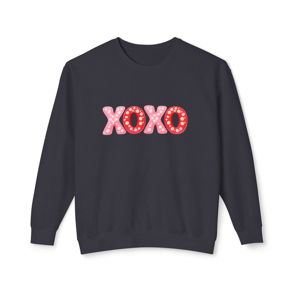 XOXO Heart Dots Crewneck Sweatshirt