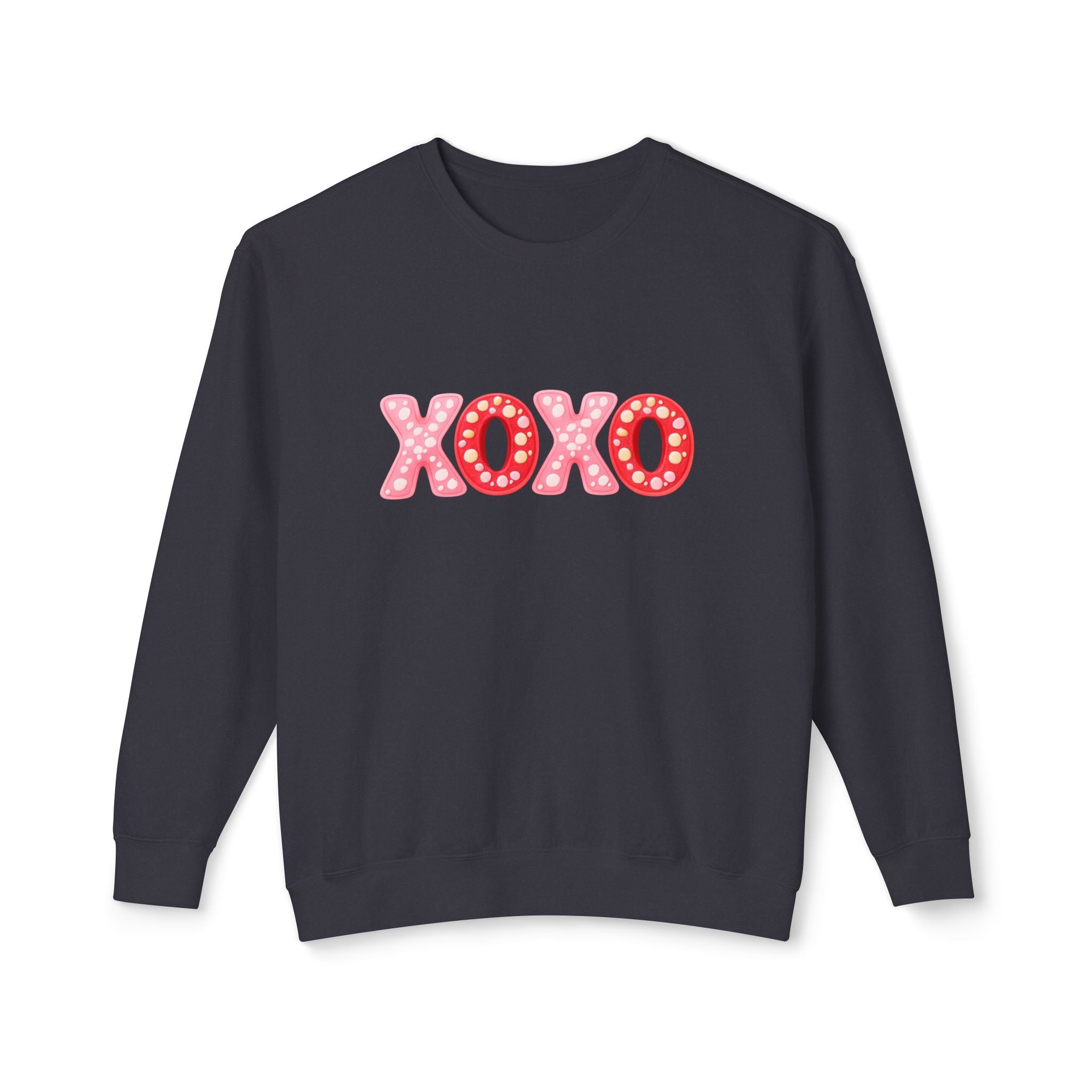 XOXO Heart Dots Crewneck Sweatshirt