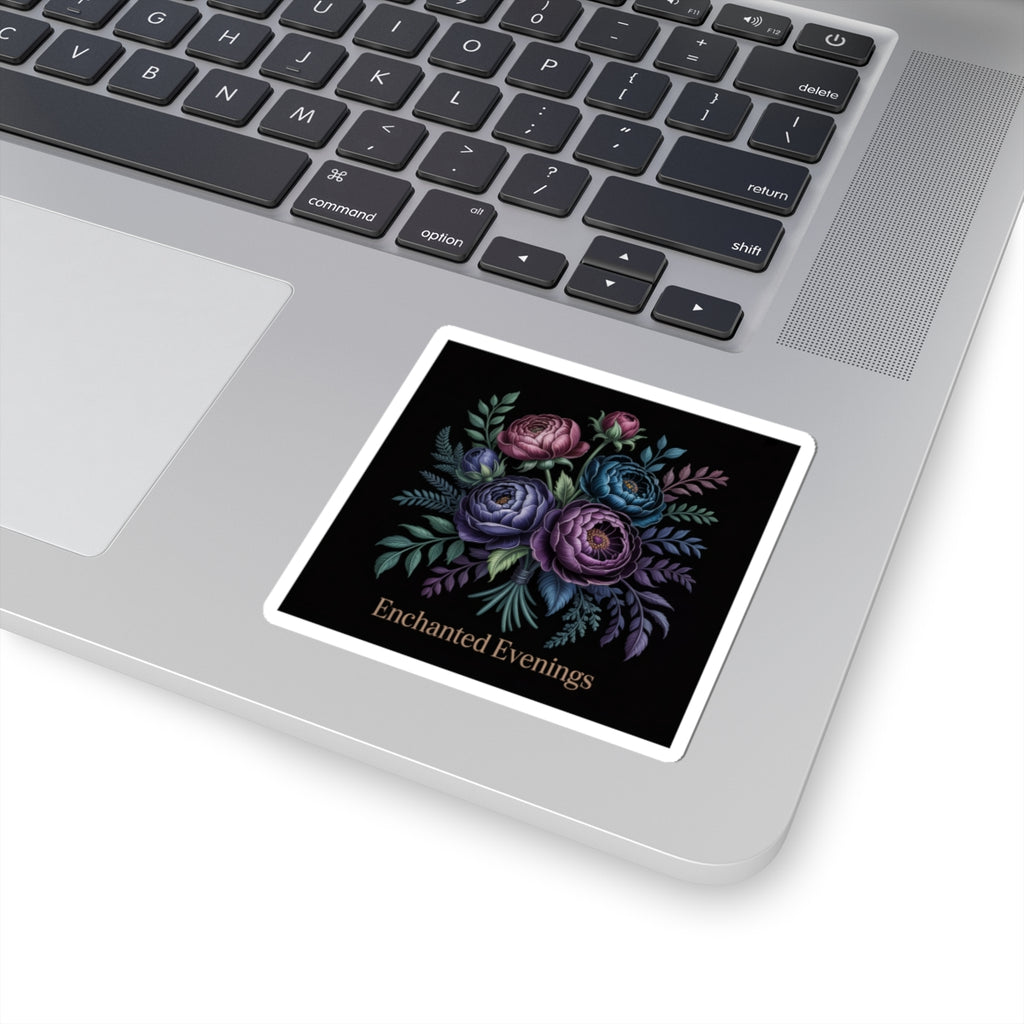 Moody Rose Bouquet Sticker | Dark Floral, Gothic Midnight Bloom