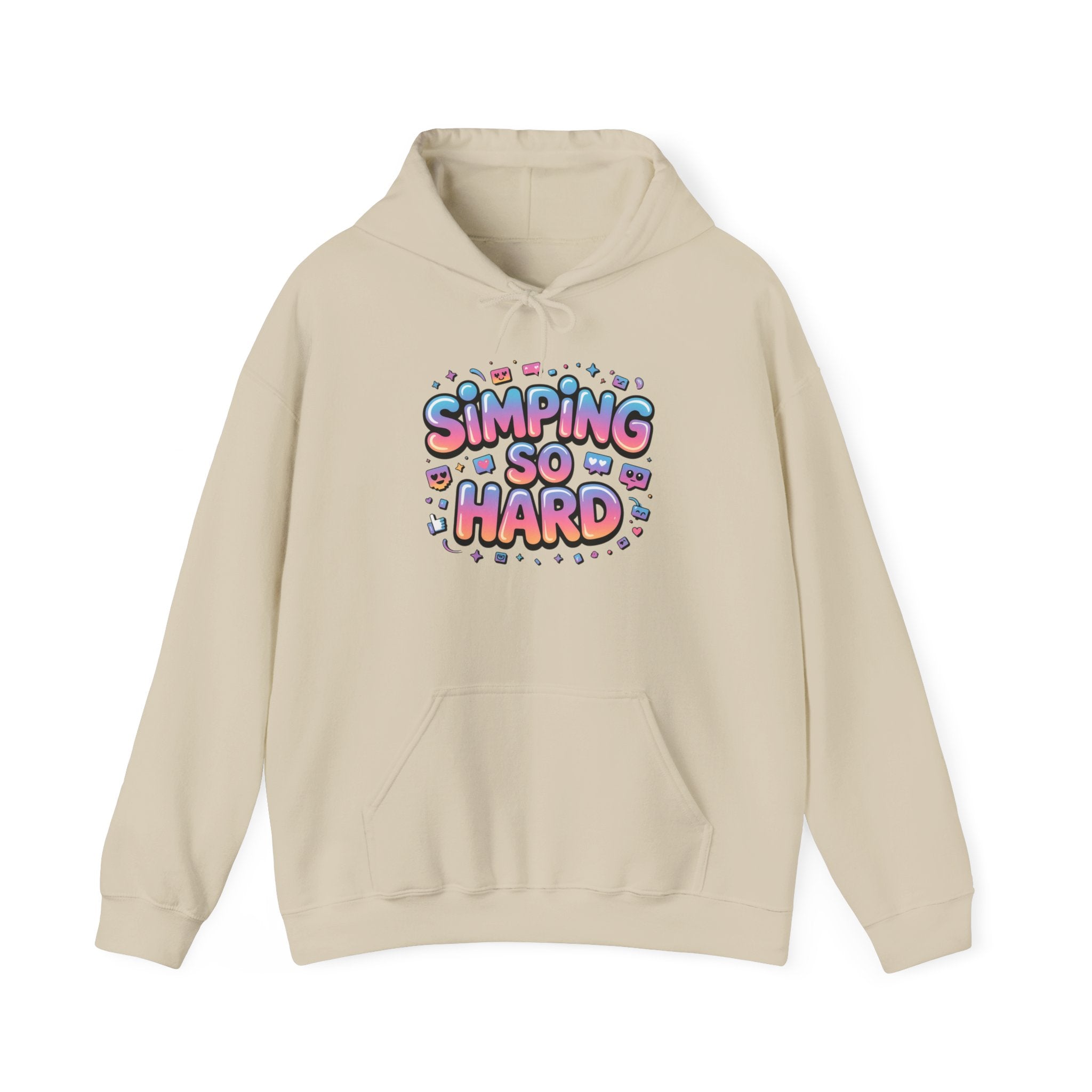 Simping So Hard Hoodie | Gen-Z Slang, Internet Lingo