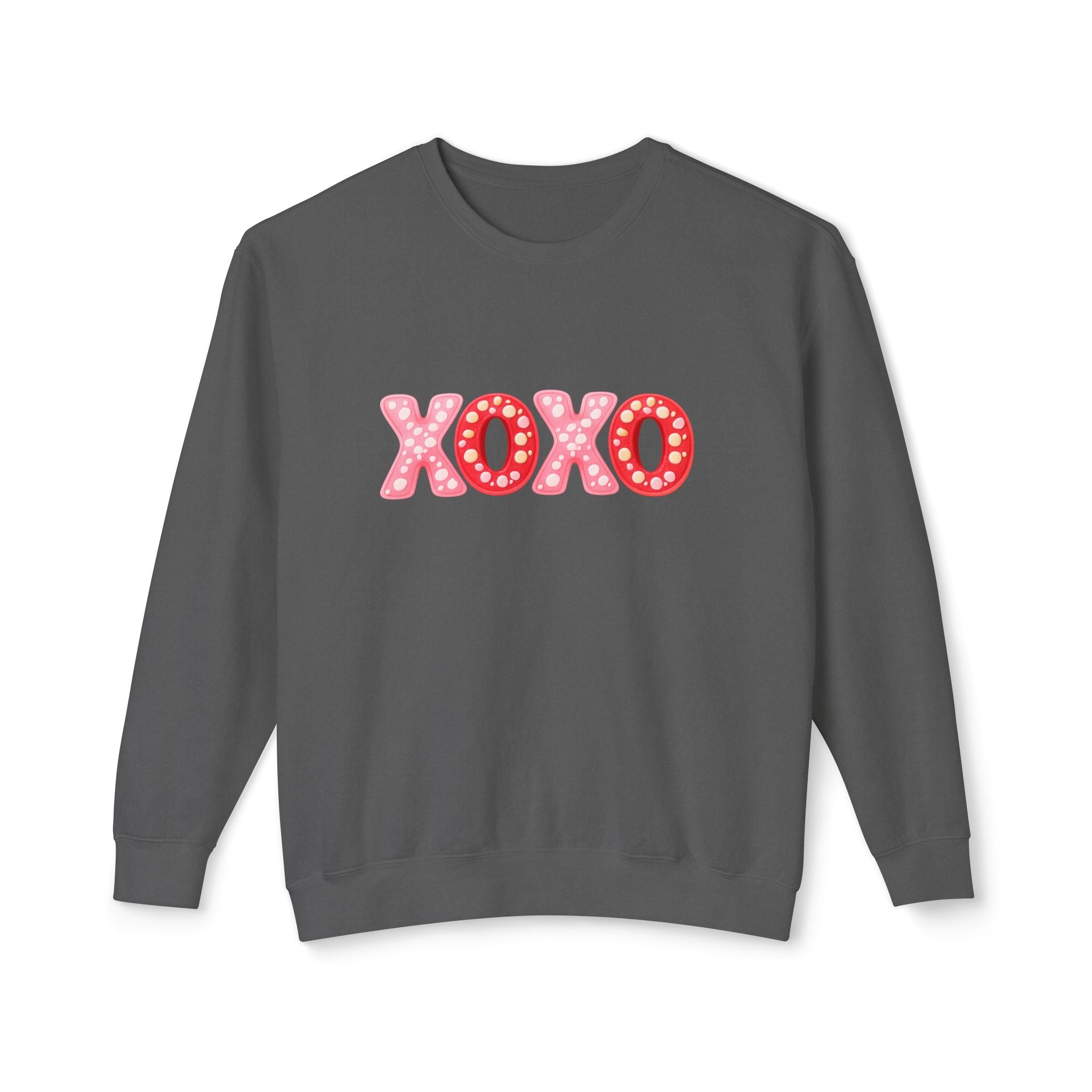XOXO Heart Dots Crewneck Sweatshirt