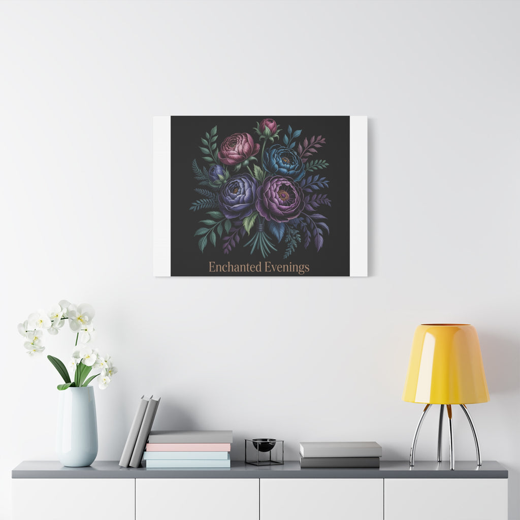 Moody Rose Bouquet Canvas | Matte Stretched Wall Art