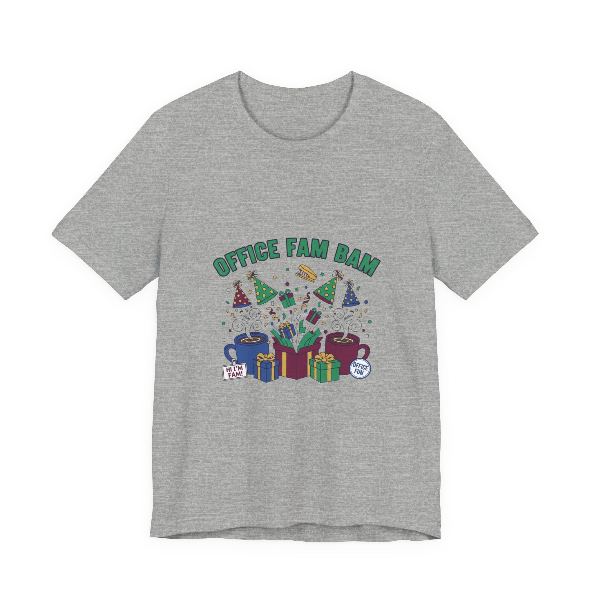 Office Fam Ban Tee | Secret Santa shirt, corporate holiday party humor