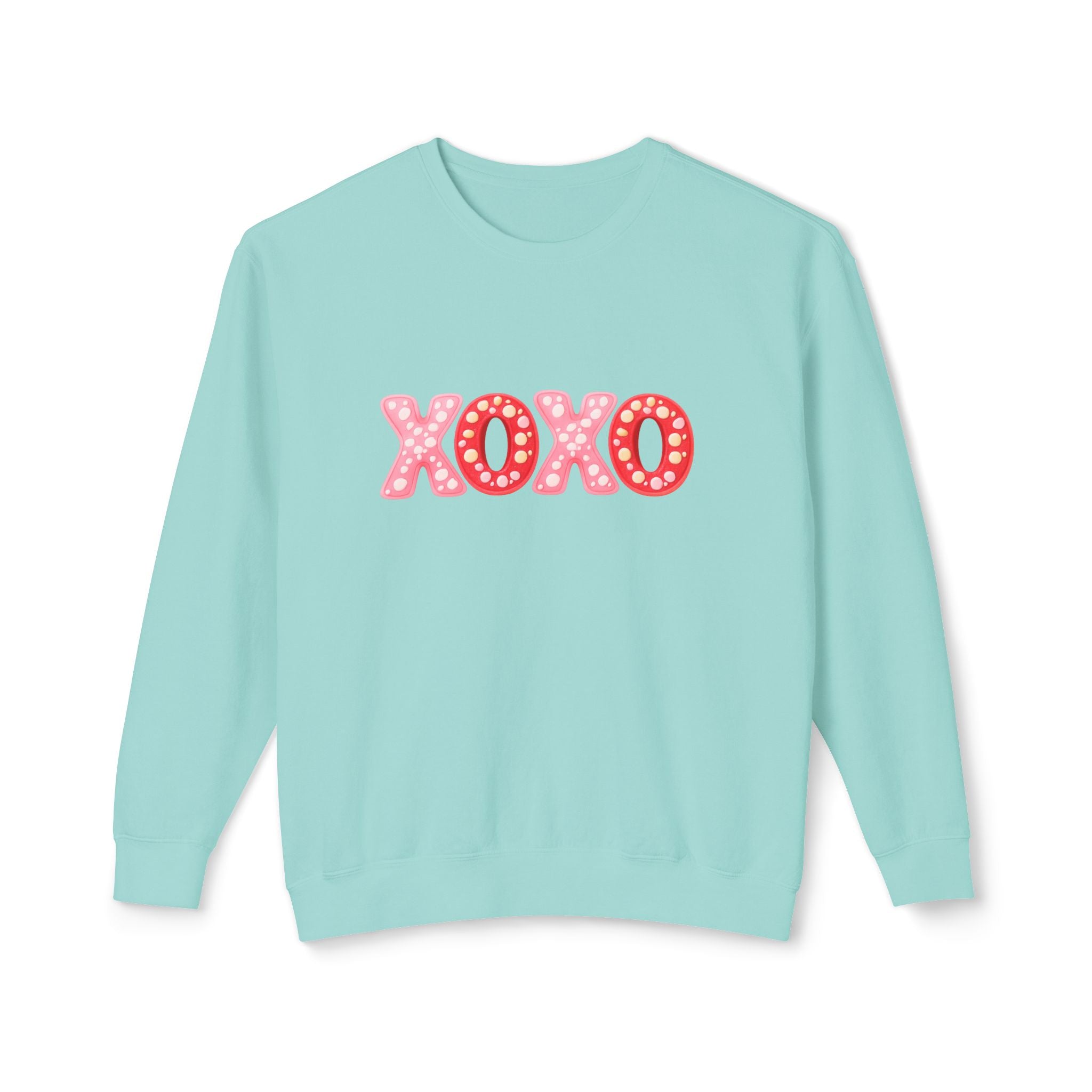 XOXO Heart Dots Crewneck Sweatshirt
