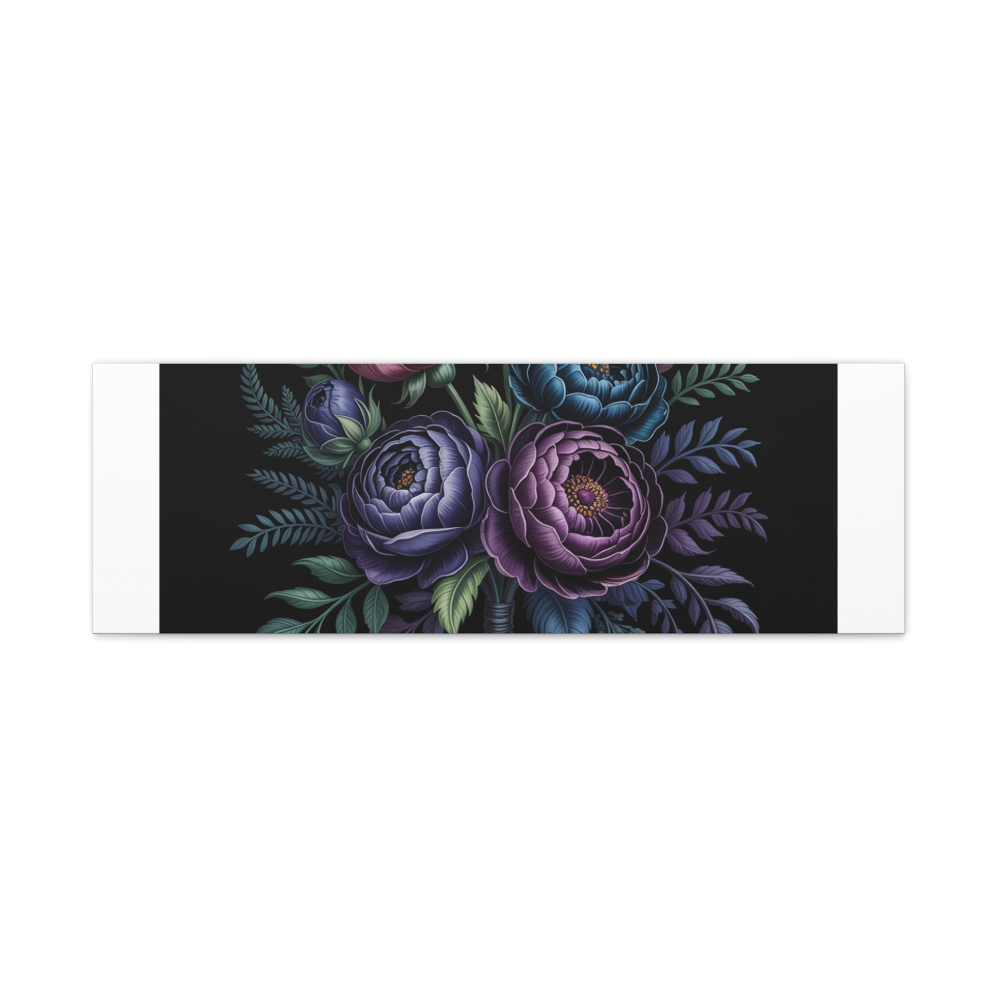 Moody Rose Bouquet Canvas | Matte Stretched Wall Art