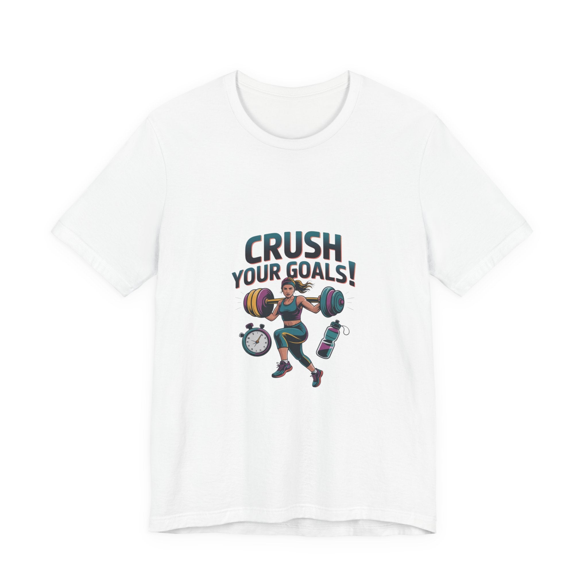 Crush Your Goals T-Shirt | New Year Workout Shirt, Gym Motivation