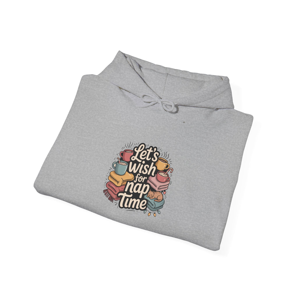 let's wish for nap time hoodie, introvert holiday burnout sweatshirt