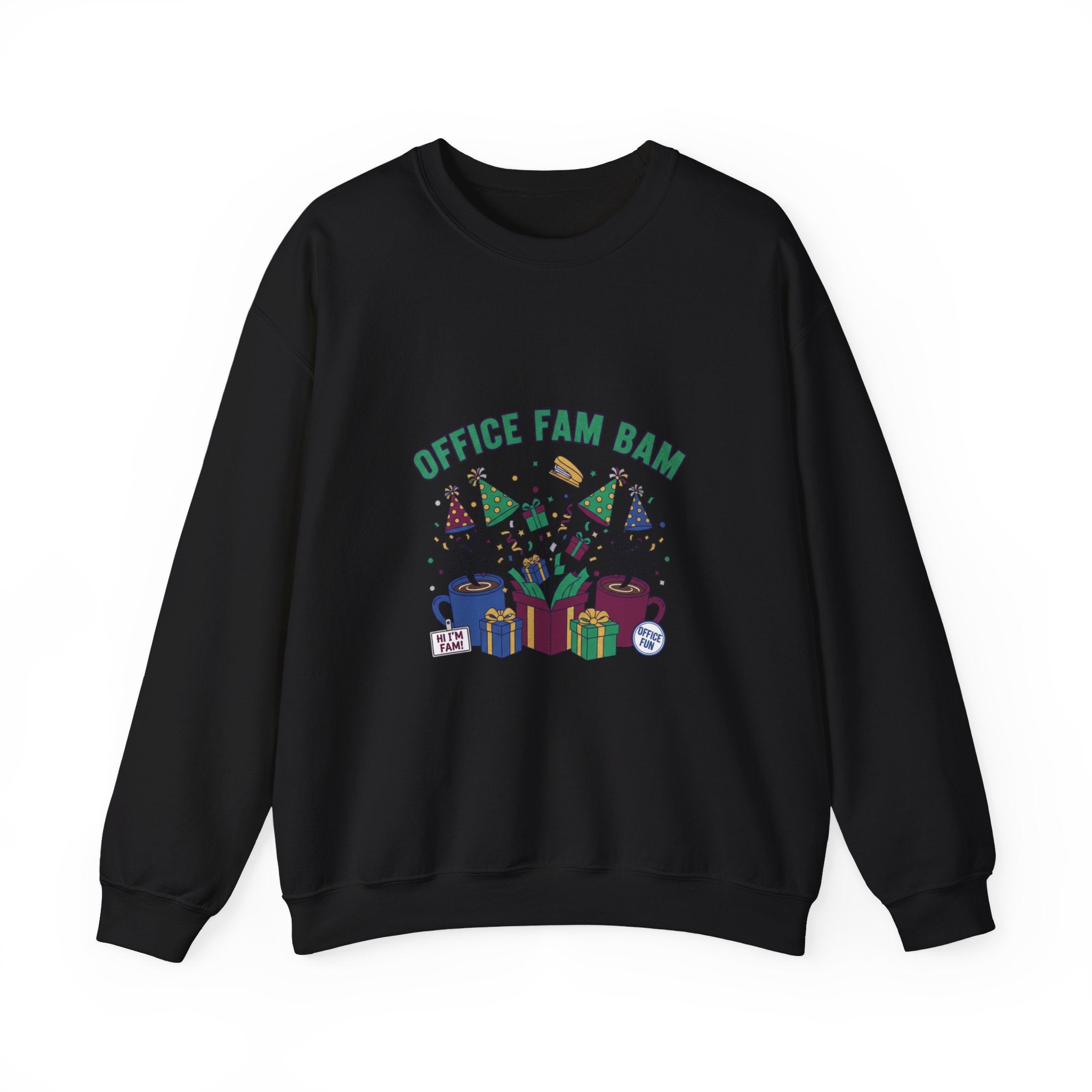 Office Fam Ram Crewneck Sweatshirt | Secret Santa, Office Party Humor