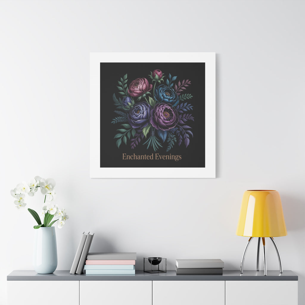 Moody Rose Bouquet Canvas | Matte Stretched Wall Art