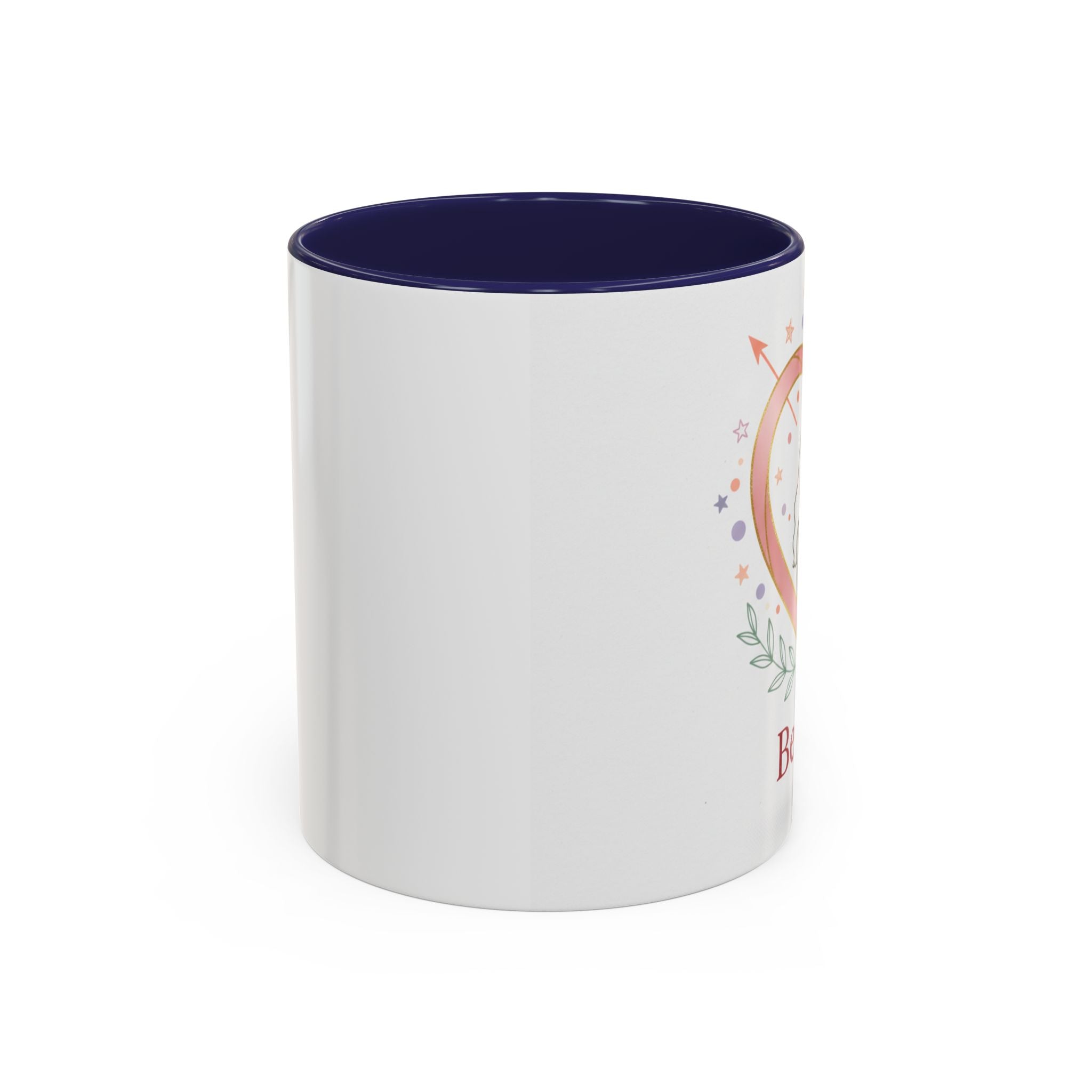 Be Mine Heart Couple Accent Coffee Mug — Romantic Valentine’s Gift (11/15oz)