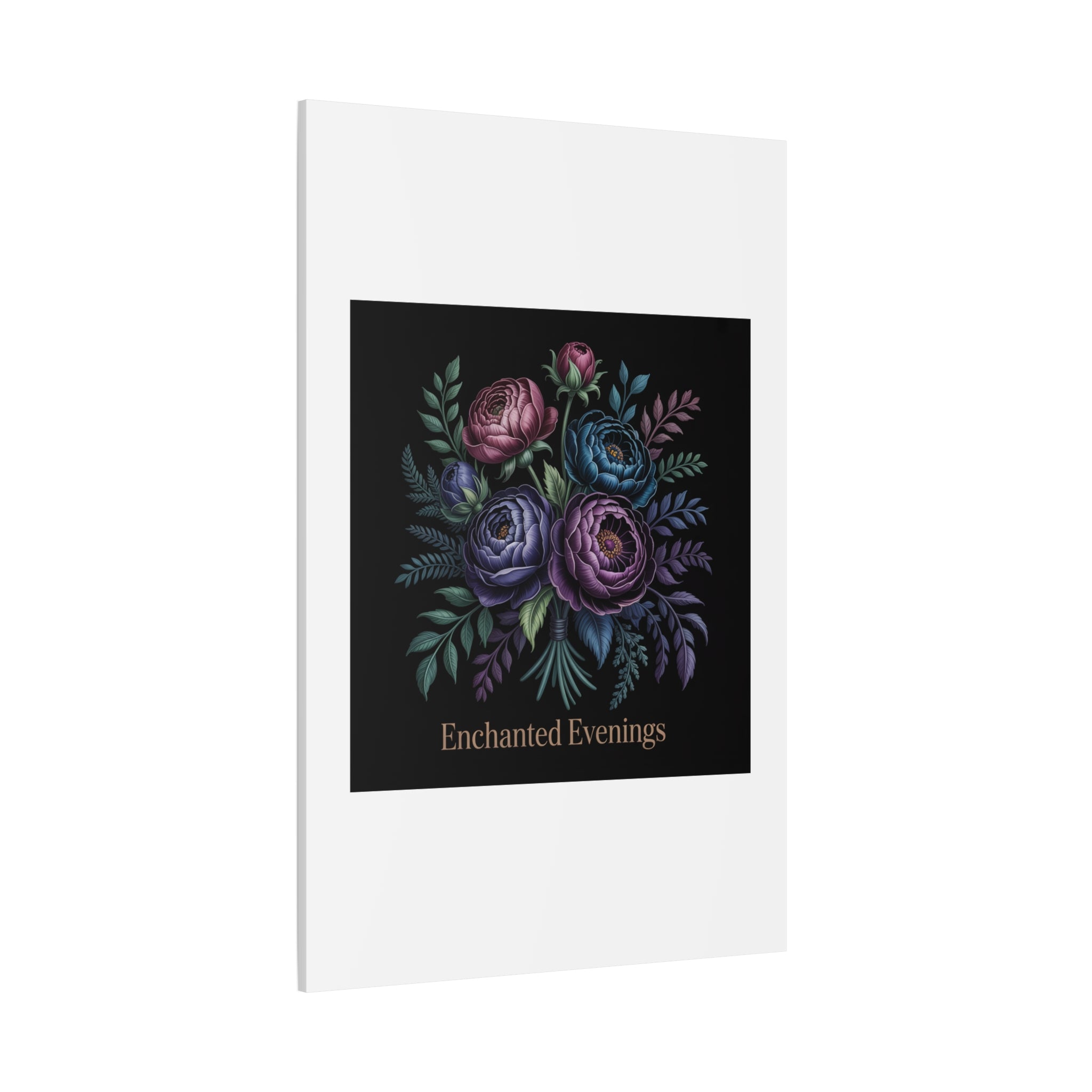 Moody Rose Bouquet Canvas | Matte Stretched Wall Art