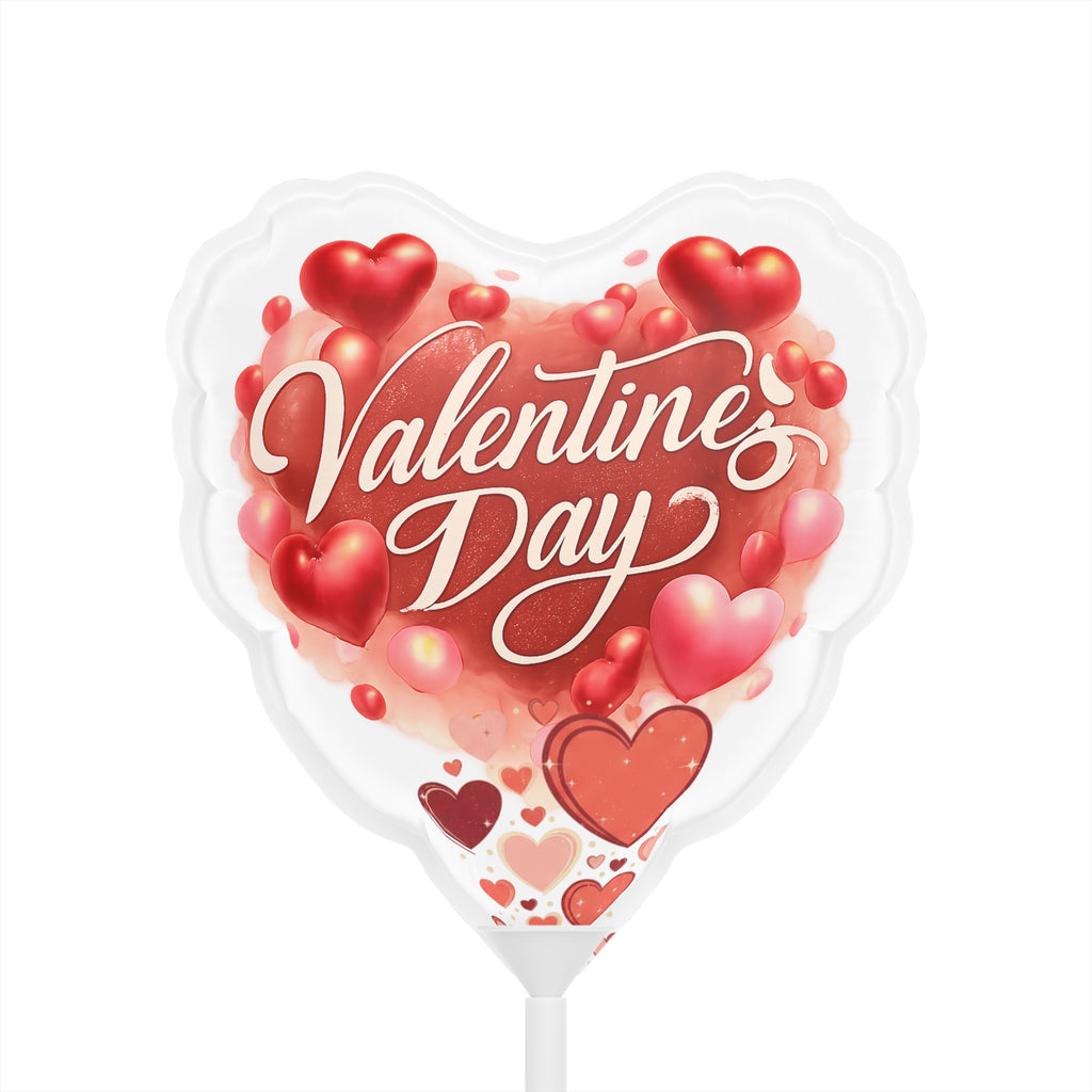 Valentine's Day Heart Balloon – 6" Foil Balloon with Romantic Heart Design