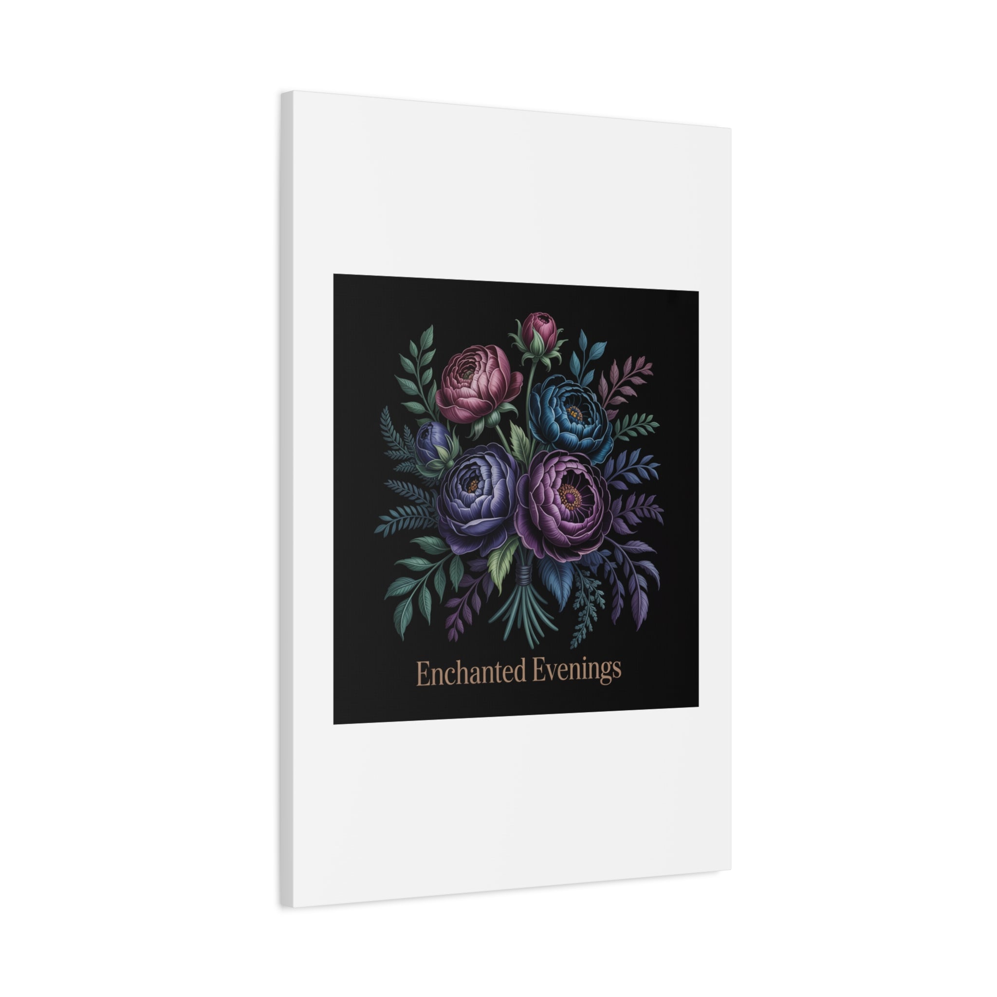 Moody Rose Bouquet Canvas | Matte Stretched Wall Art