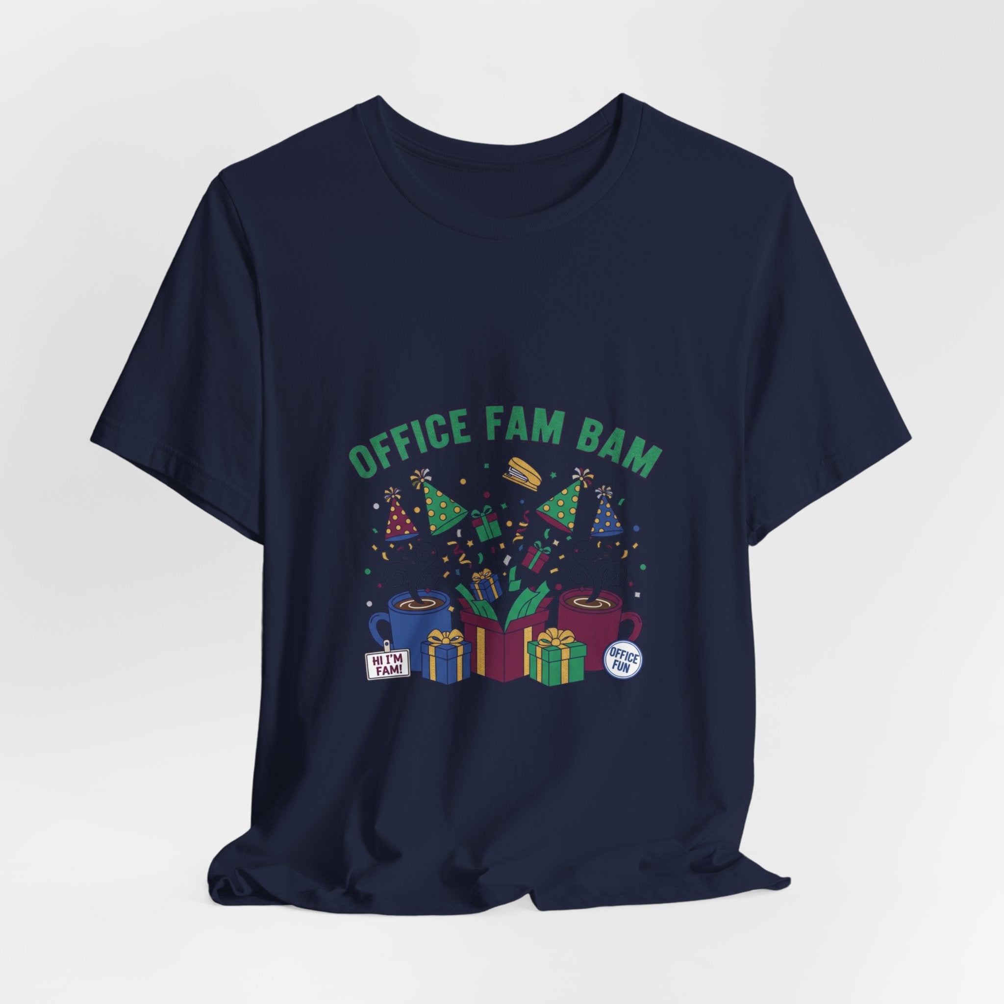 Office Fam Ban Tee | Secret Santa shirt, corporate holiday party humor