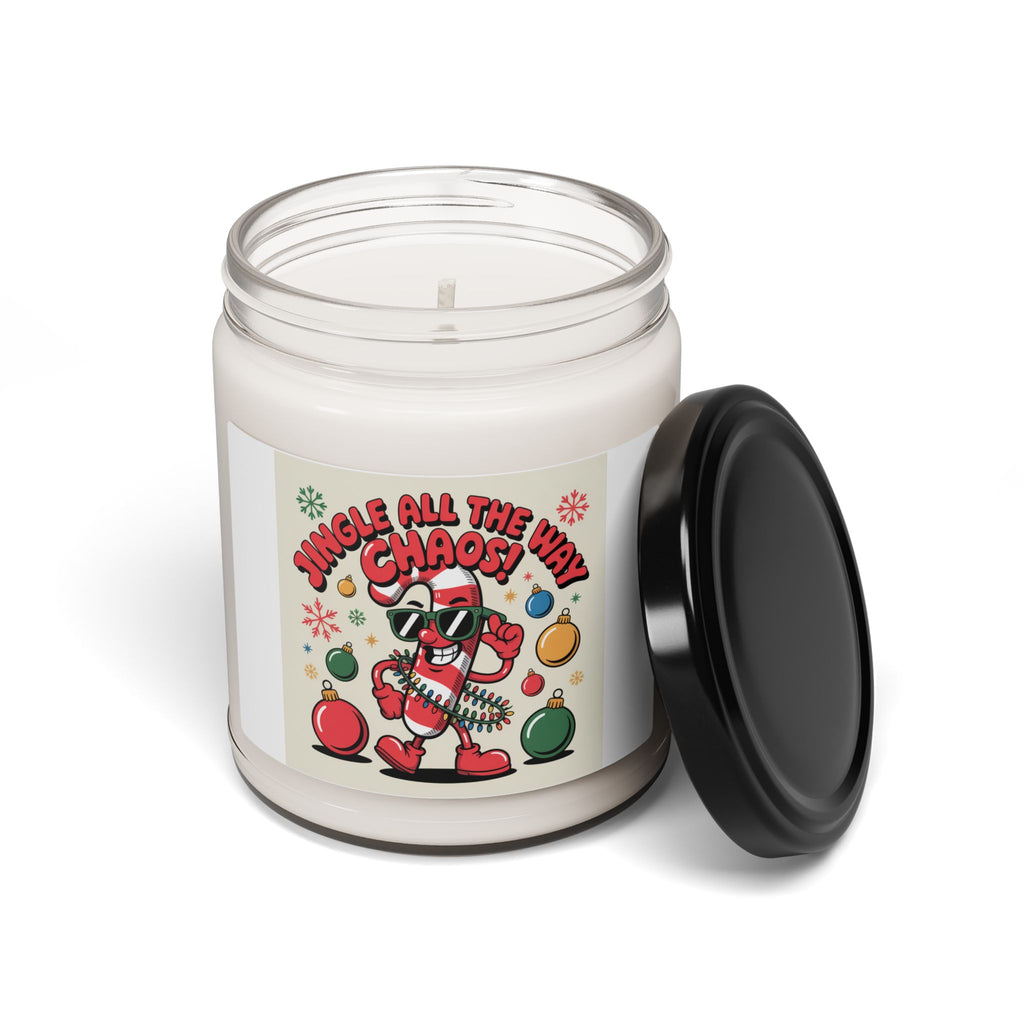 Jingle All the Way Chaos Candle, Soy Christmas Candle | Ugly Christmas Sweater Party
