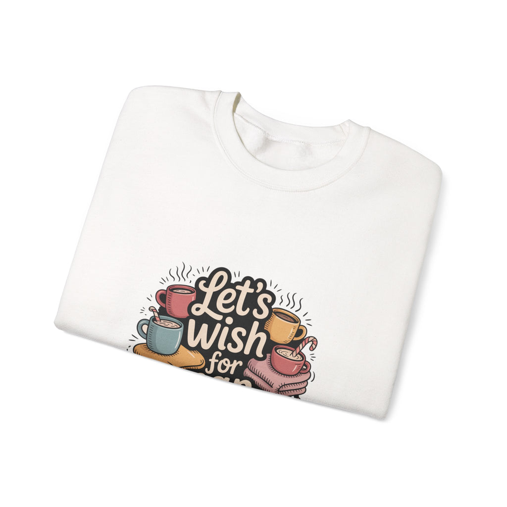 Let's Wish for Nap Time Sweatshirt | introvert Christmas sweatshirt, festive burnout