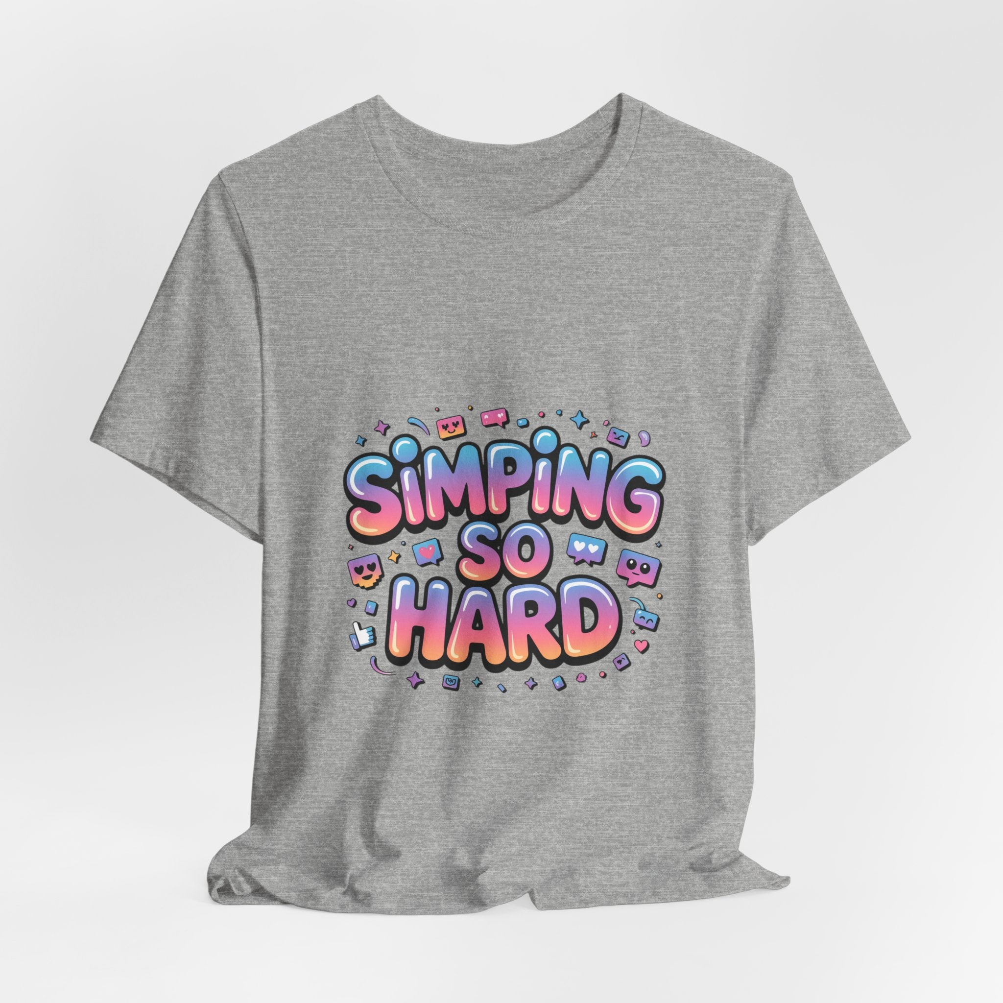 Simping So Hard Tee | slang tee, internet lingo shirt