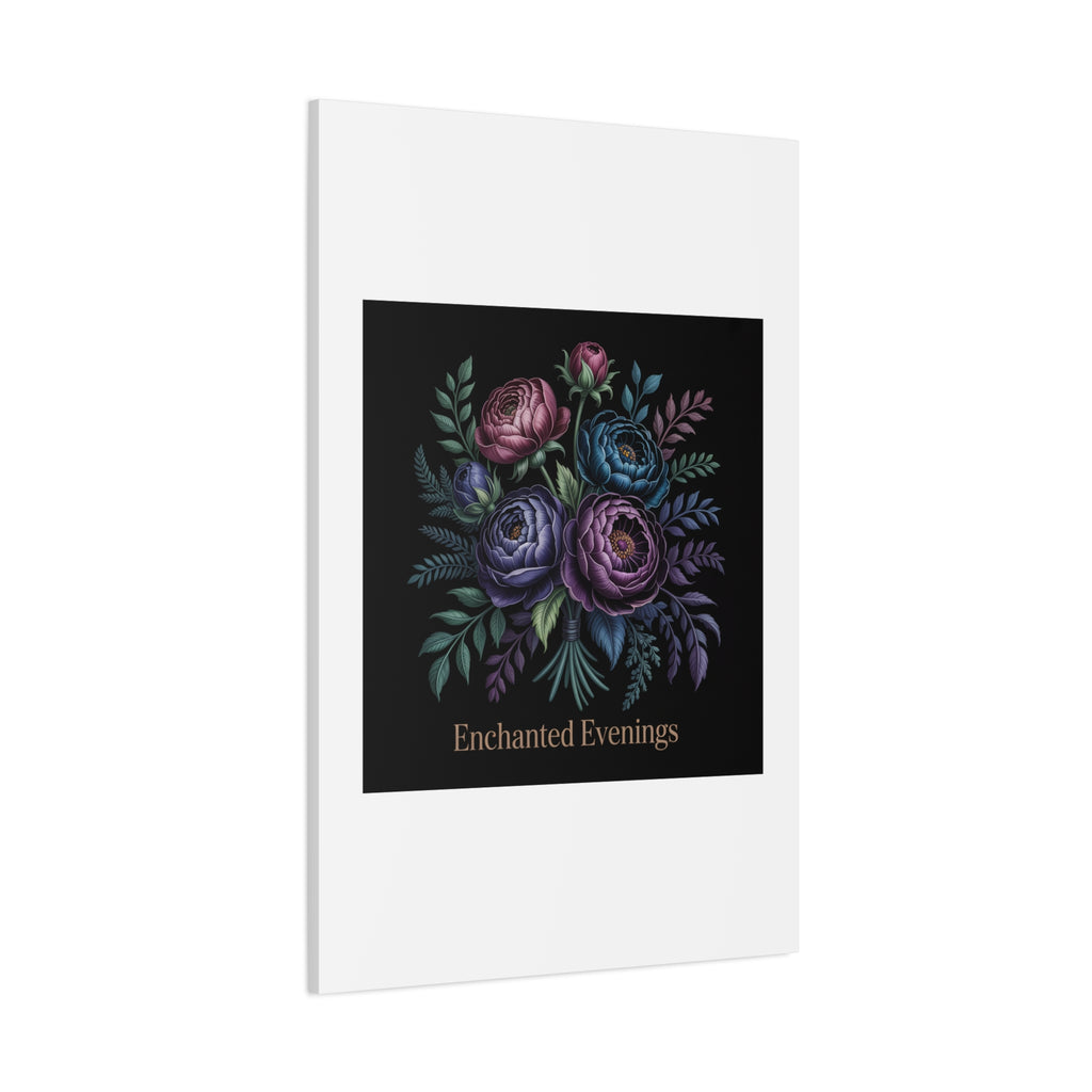 Moody Rose Bouquet Canvas | Matte Stretched Wall Art