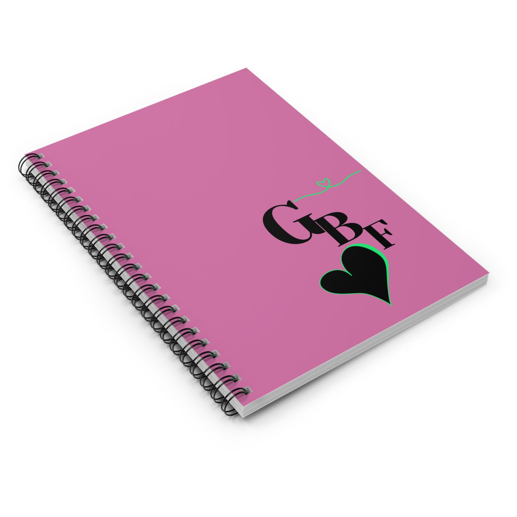 Cute Personalized Spiral Notebook for Best Friends - Heart Design, Journaling, Gifts for Girls, Back to School, Study Planner, GBF