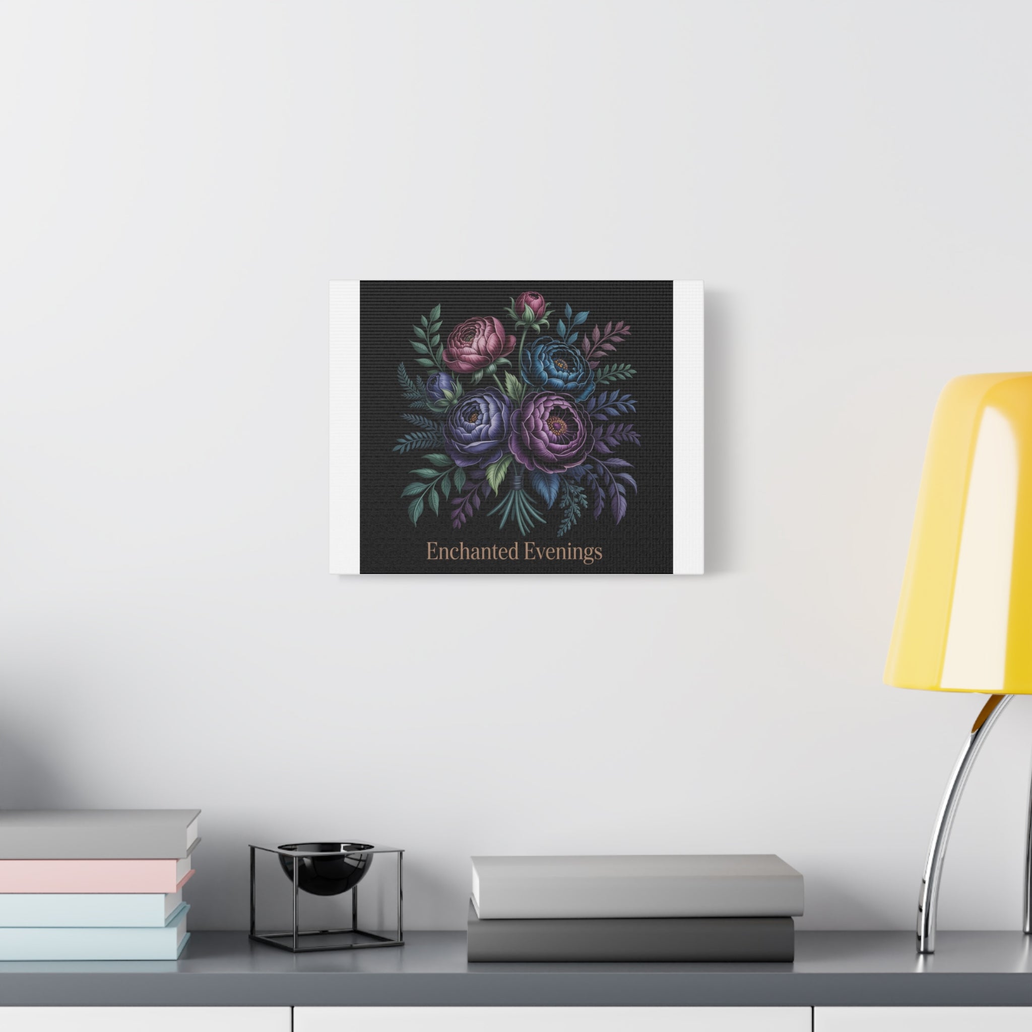 Moody Rose Bouquet Canvas | Matte Stretched Wall Art