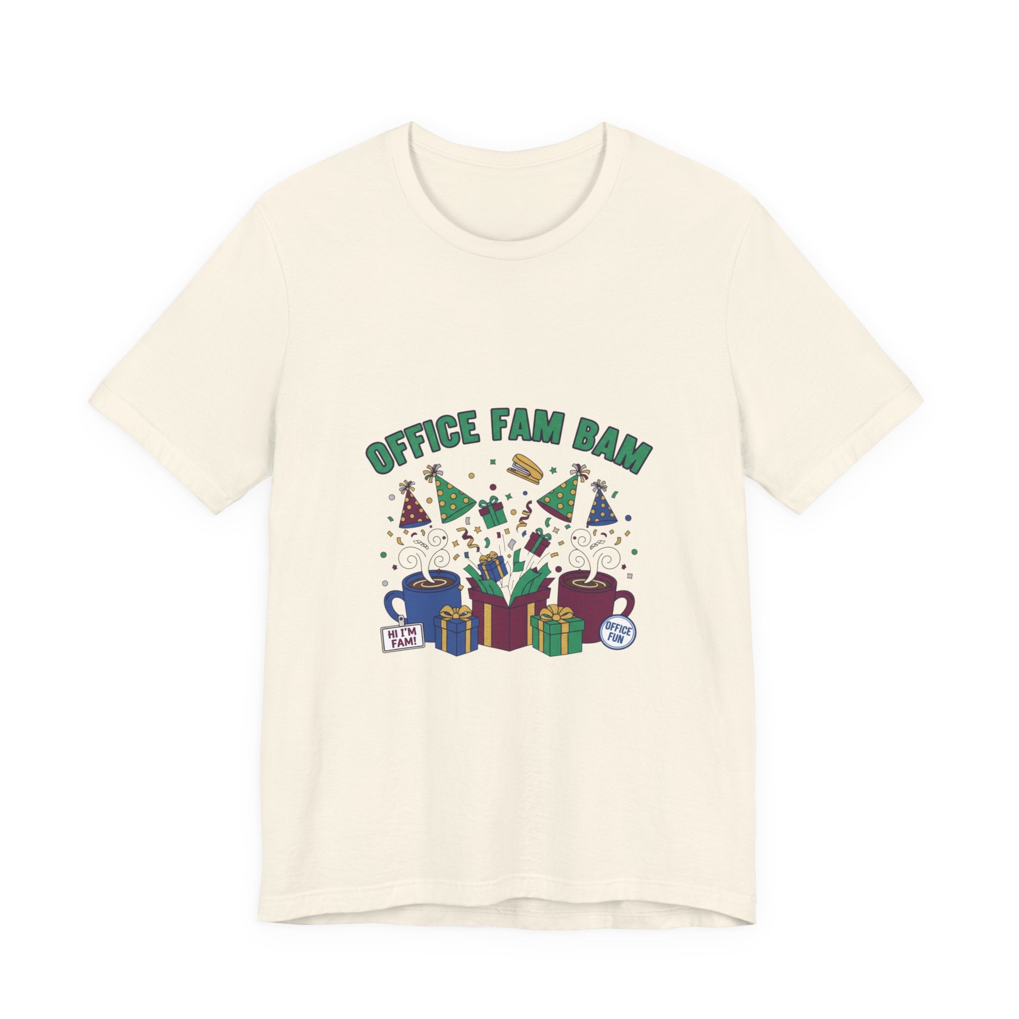 Office Fam Ban Tee | Secret Santa shirt, corporate holiday party humor