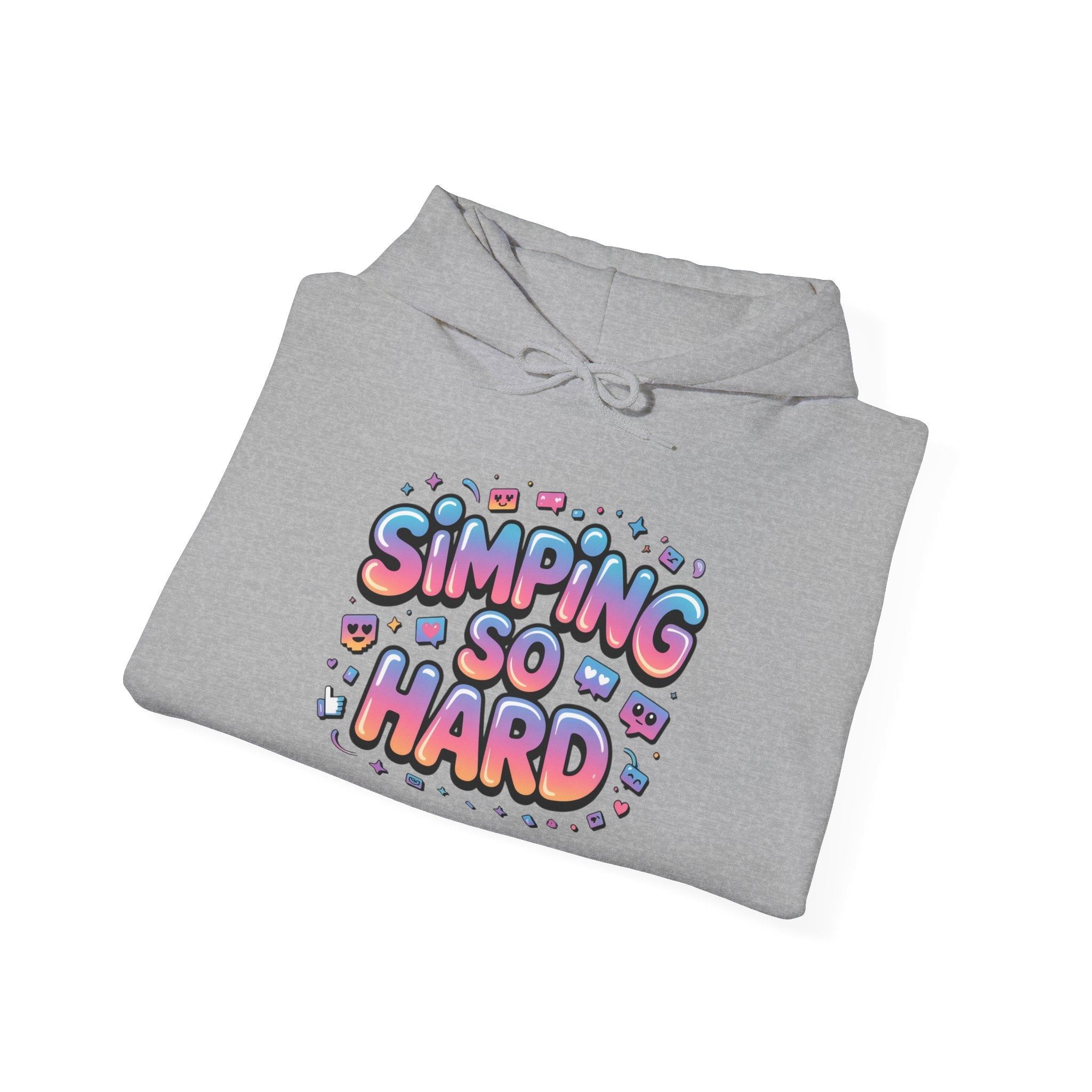 Simping So Hard Hoodie | Gen-Z Slang, Internet Lingo