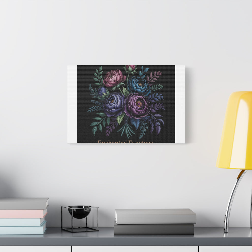 Moody Rose Bouquet Canvas | Matte Stretched Wall Art