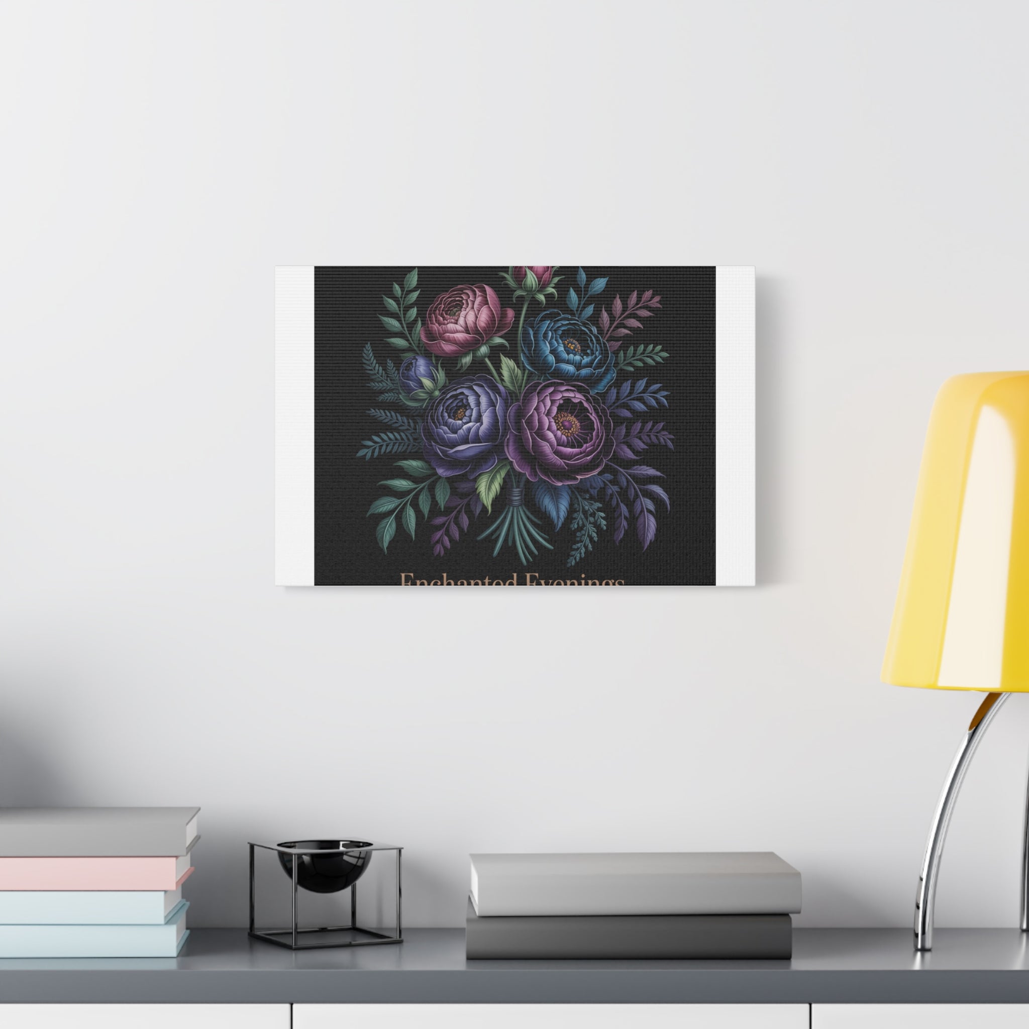 Moody Rose Bouquet Canvas | Matte Stretched Wall Art