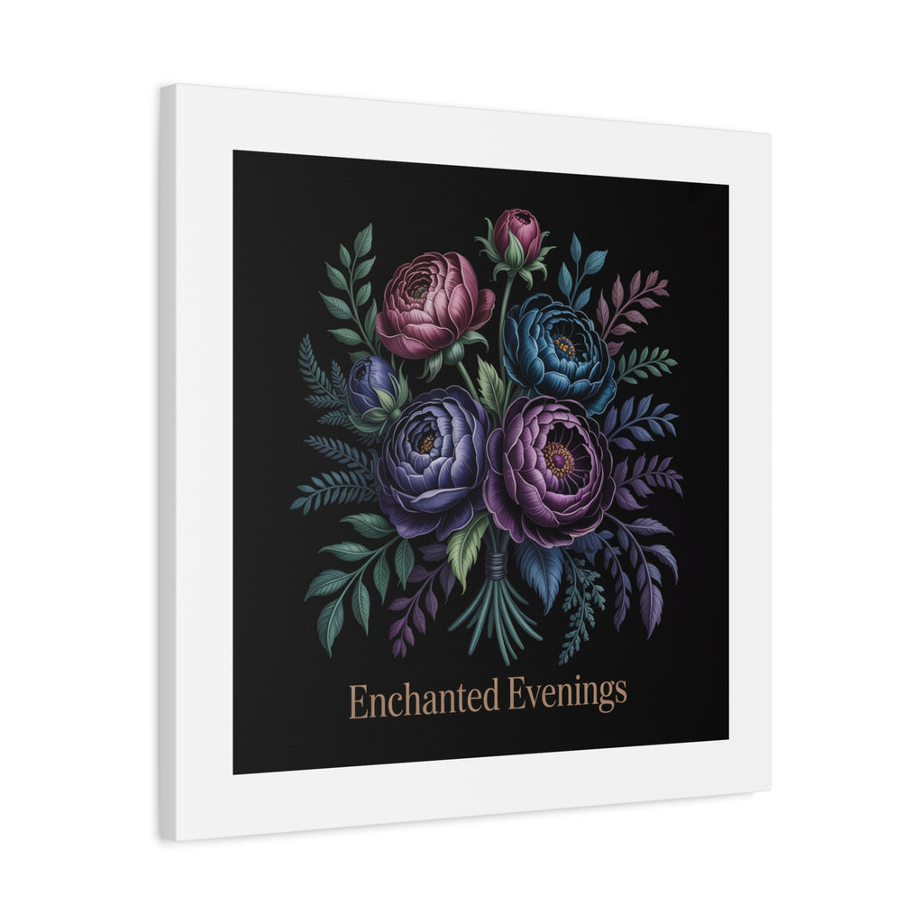 Moody Rose Bouquet Canvas | Matte Stretched Wall Art