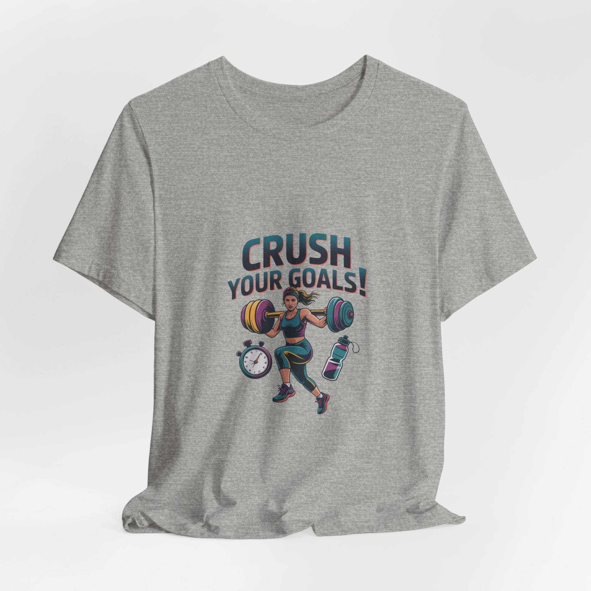 Crush Your Goals T-Shirt | New Year Workout Shirt, Gym Motivation