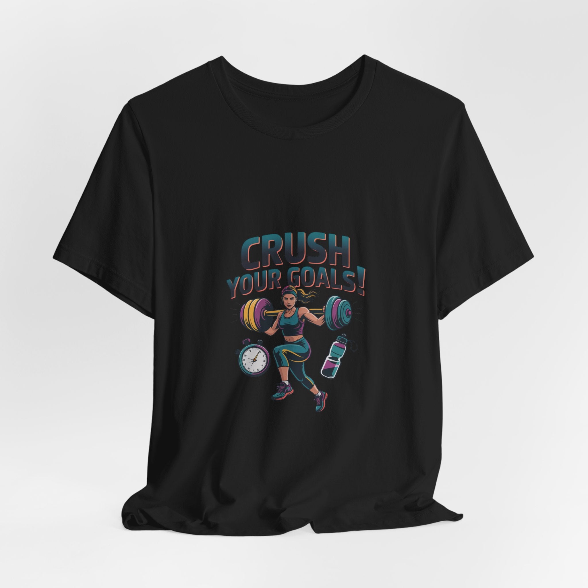 Crush Your Goals T-Shirt | New Year Workout Shirt, Gym Motivation