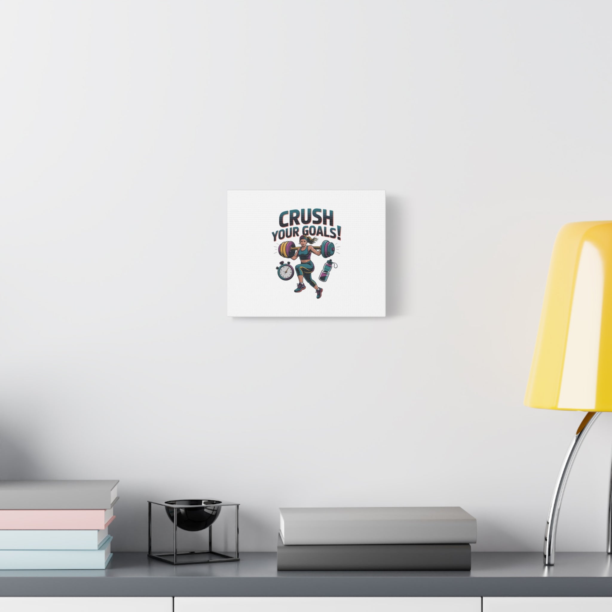 Crush Your Goals Fitness Artwork | Canvas