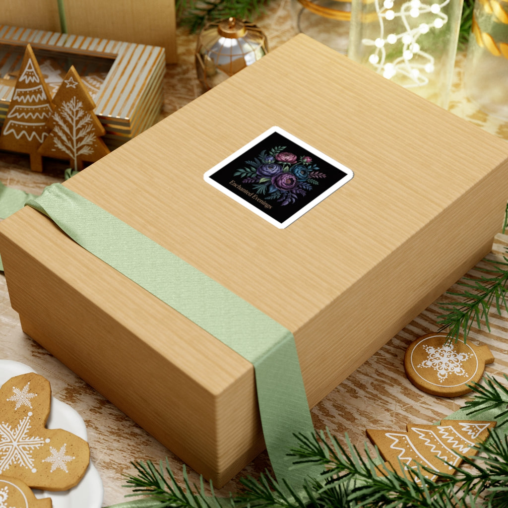 Moody Rose Bouquet Sticker | Dark Floral, Gothic Midnight Bloom