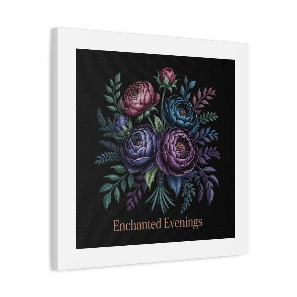 Moody Rose Bouquet Canvas | Matte Stretched Wall Art