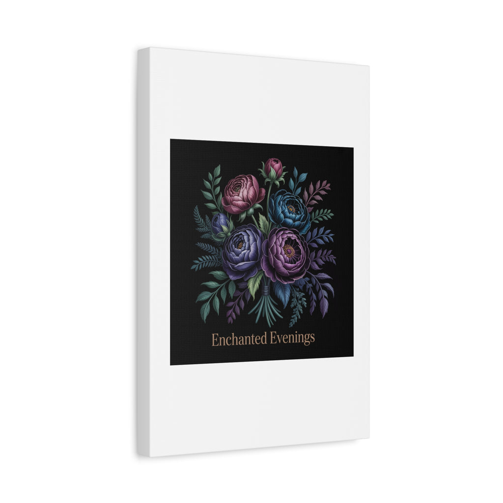 Moody Rose Bouquet Canvas | Matte Stretched Wall Art