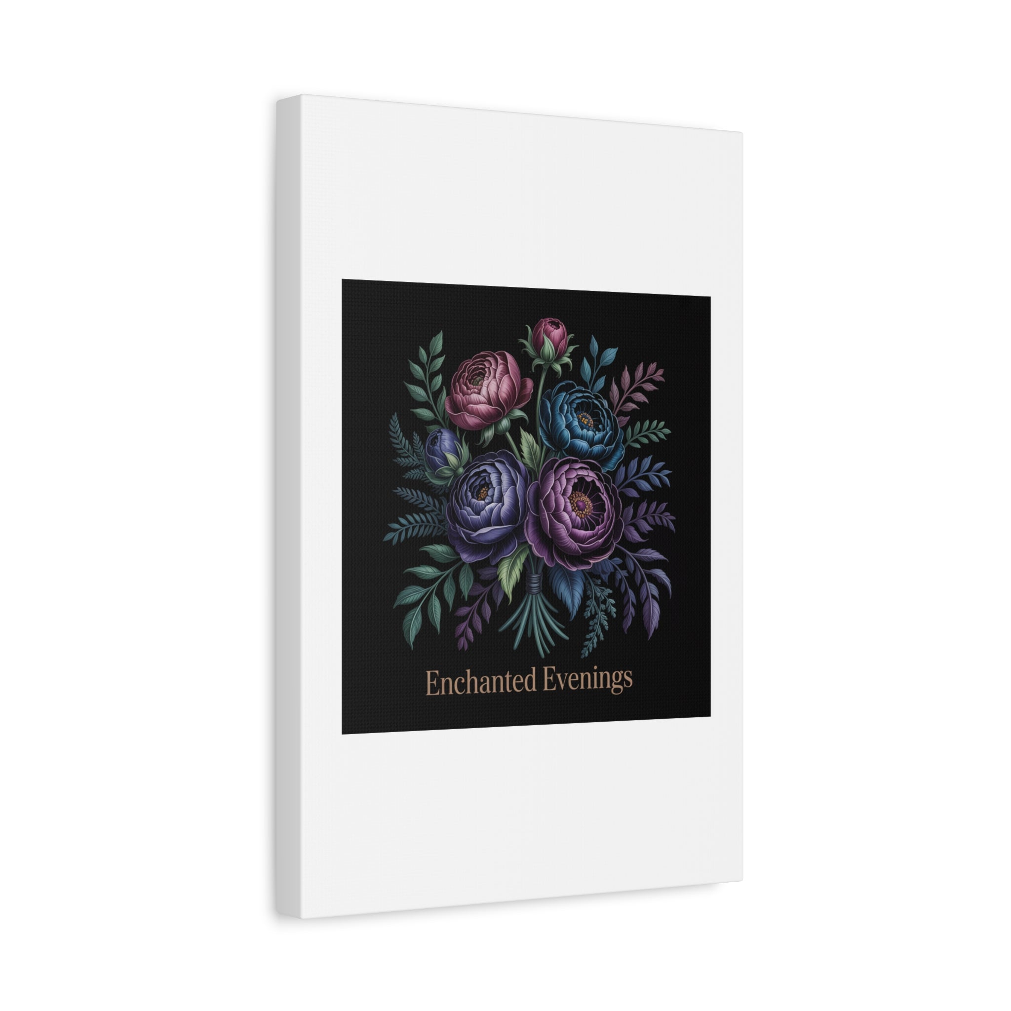 Moody Rose Bouquet Canvas | Matte Stretched Wall Art