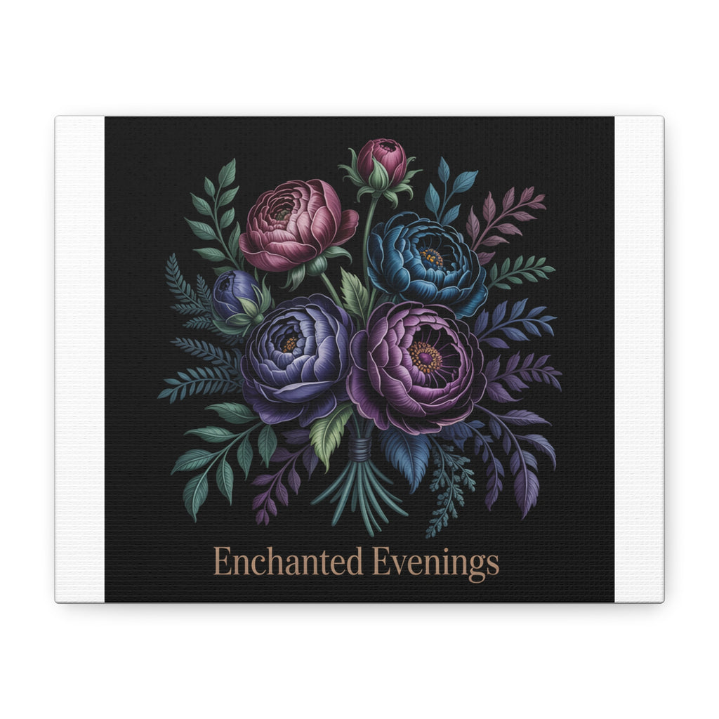 Moody Rose Bouquet Canvas | Matte Stretched Wall Art