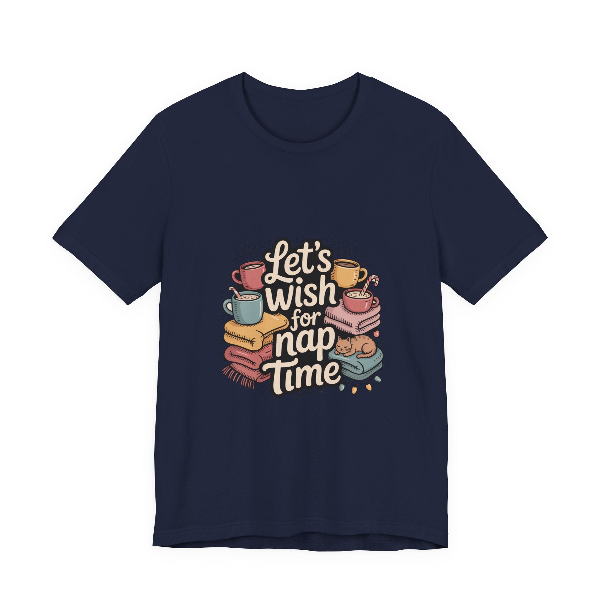 Let’s Wish for Nap Time T-Shirt | festive burnout, social battery low
