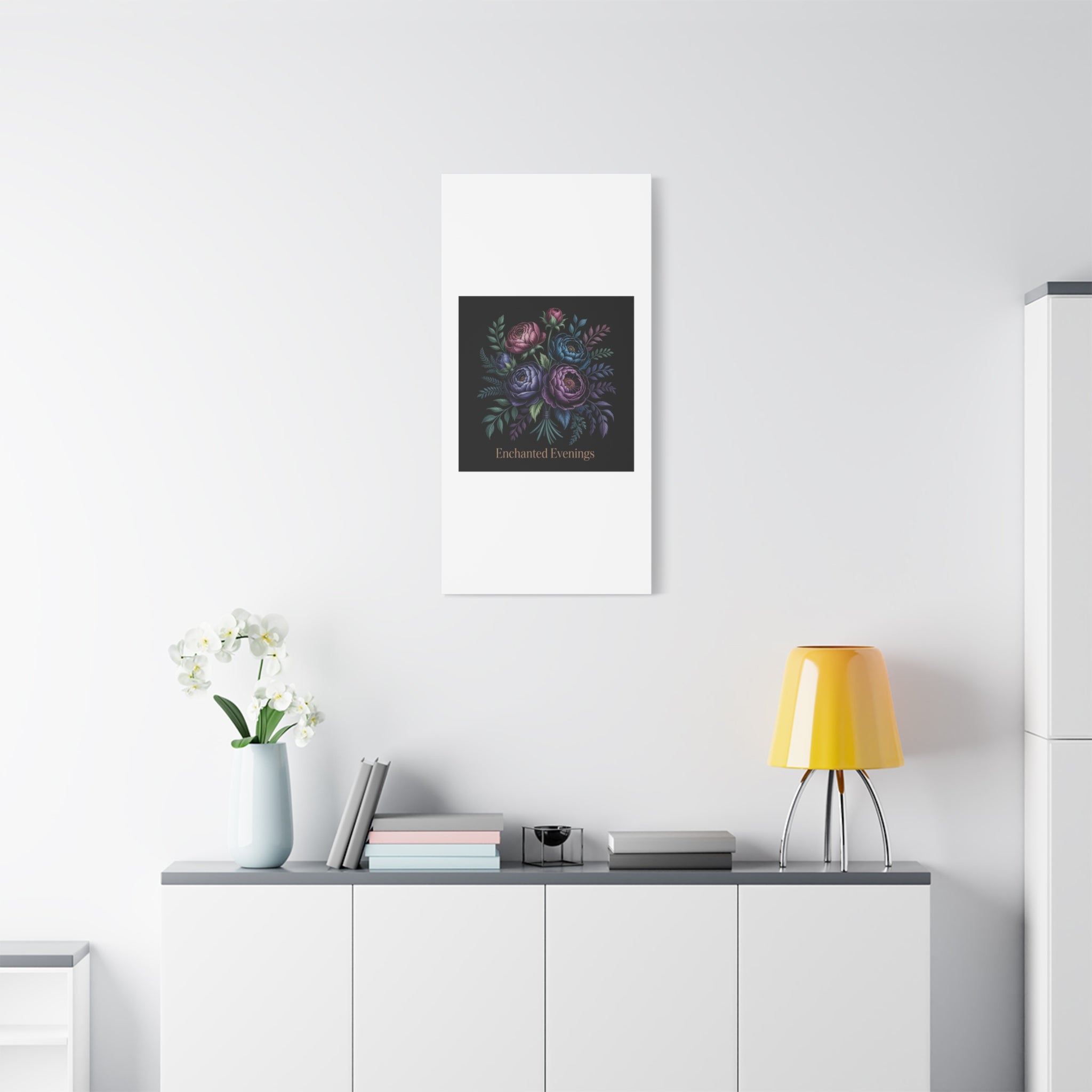 Moody Rose Bouquet Canvas | Matte Stretched Wall Art