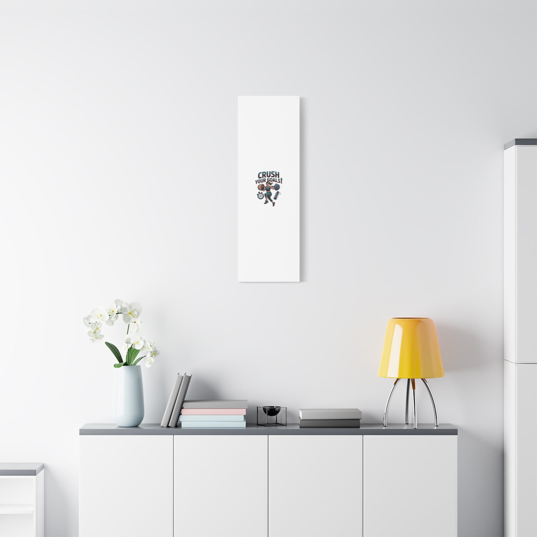 Crush Your Goals Fitness Artwork | Canvas