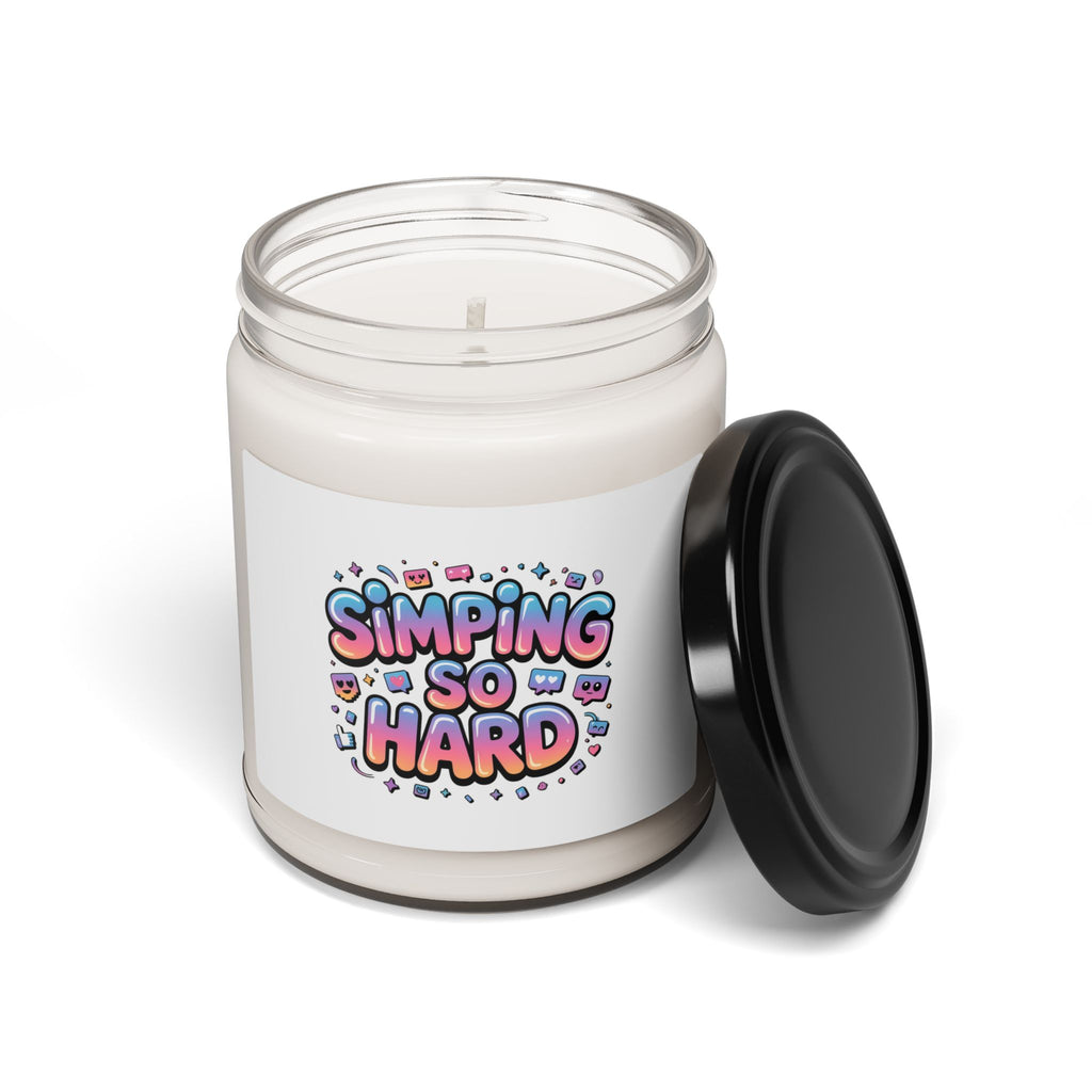 Simping So Hard Candle | Soy Jar, Gen-Z Slang, Internet Lingo